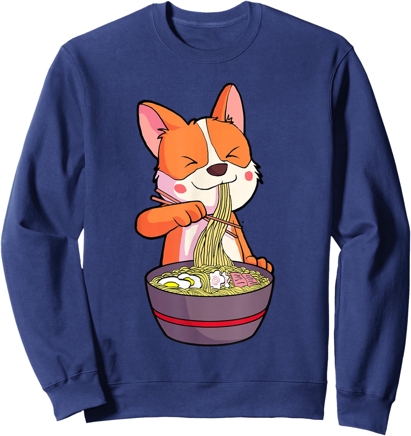 Japanese Food Lover Gift Sweatshirt - Sweatshirt | Navy