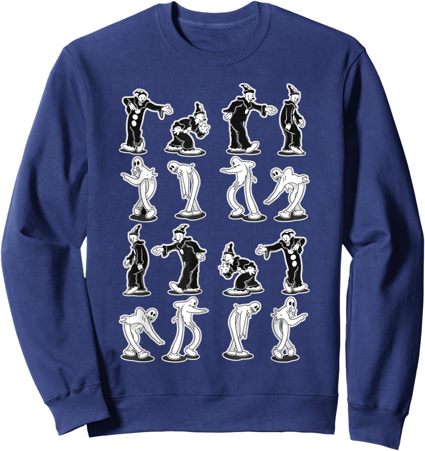 Koko the Clown Ghost Spooky Dance Sweatshirt - Sweatshirt | Navy