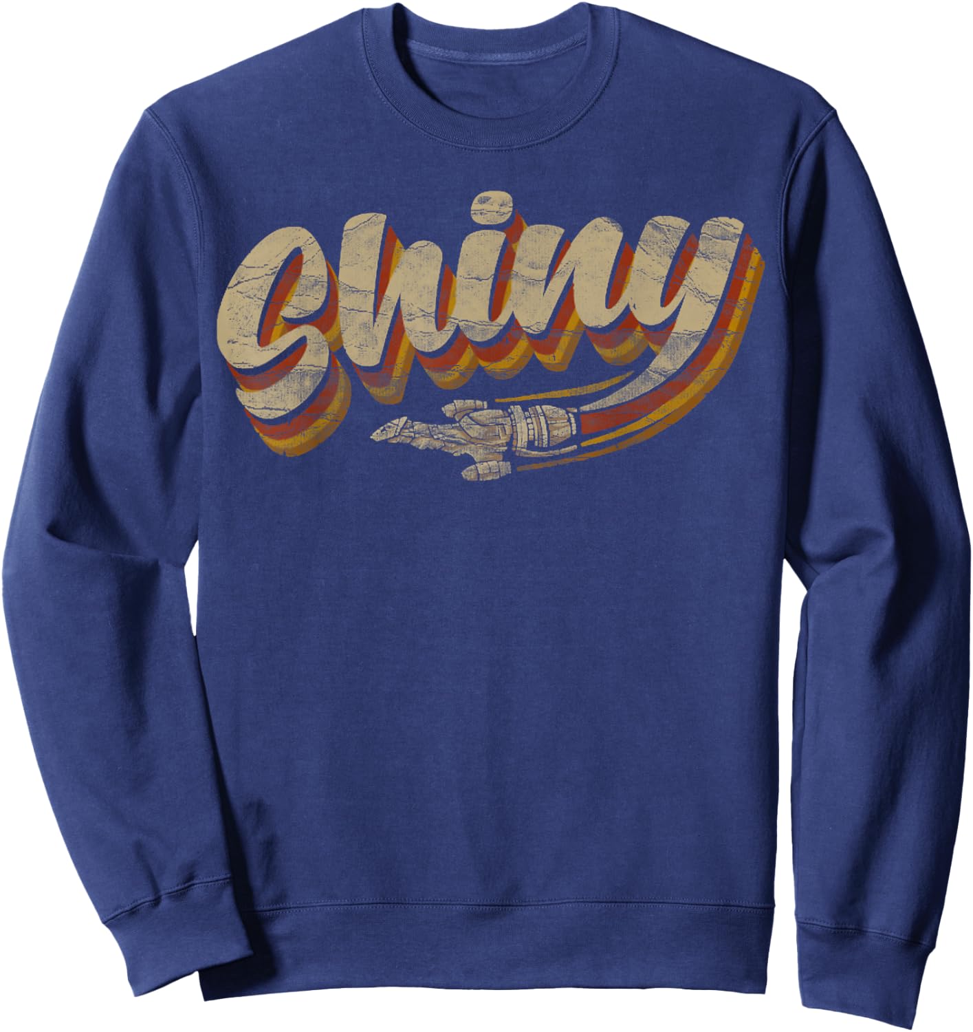 Vintage Retro Shiny Since 2002 Vintage Firefly Serenity Sweatshirt - Sweatshirt | Navy