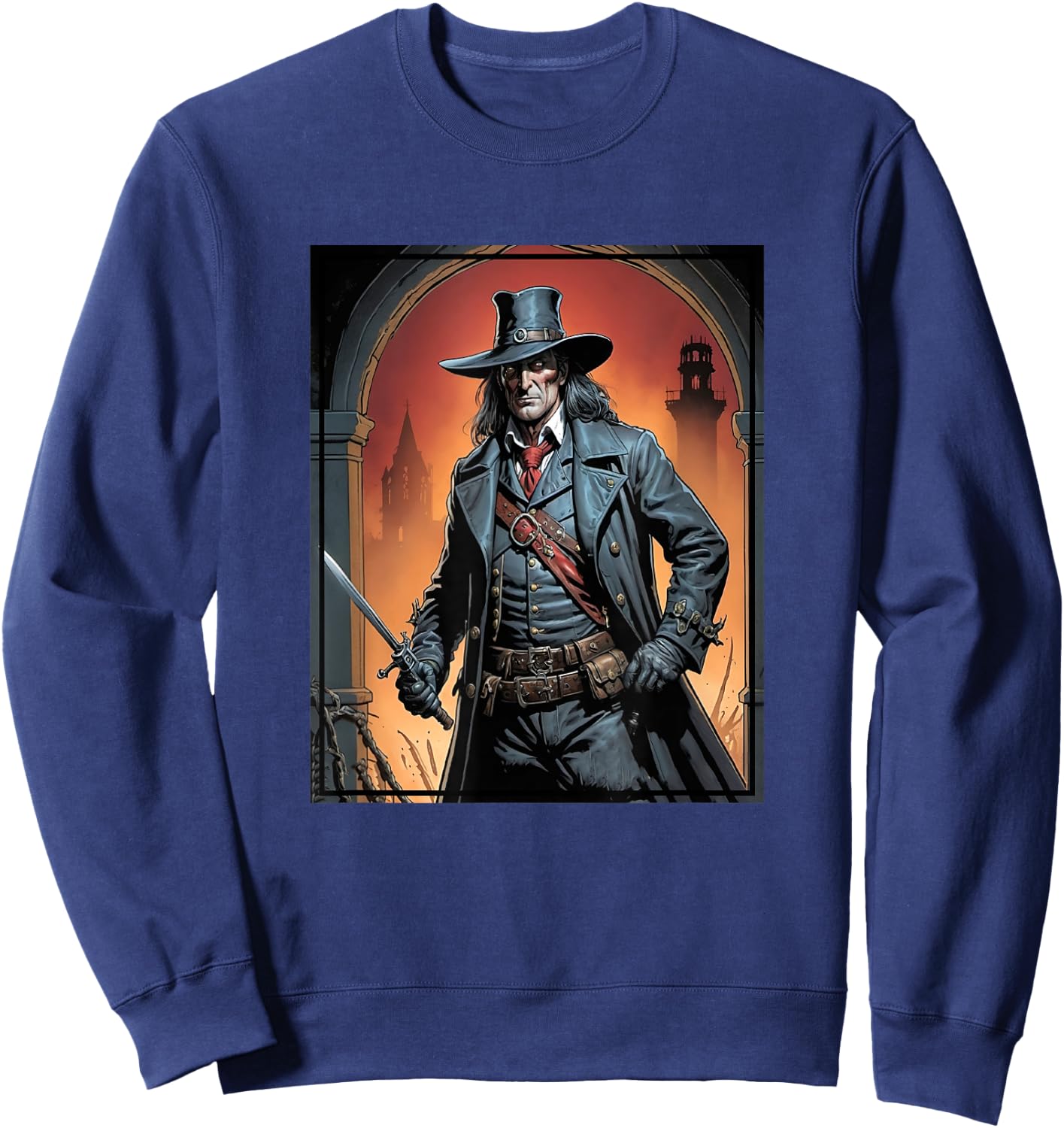 Van Helsing The Vampire Slayer Portrait Sweatshirt - Sweatshirt | Navy