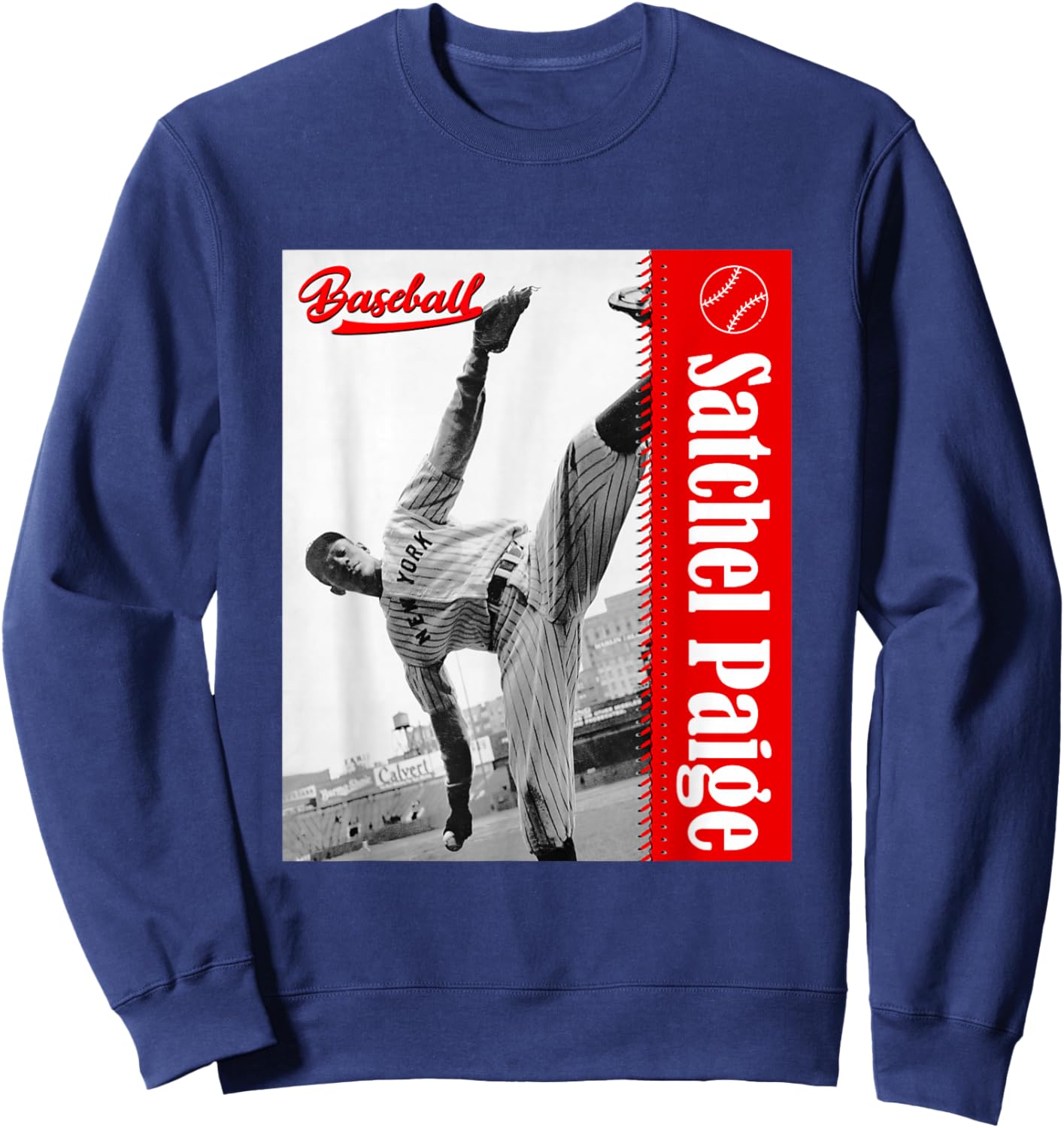 Satchel Paige_Baseball_077 Sweatshirt - Sweatshirt | Navy