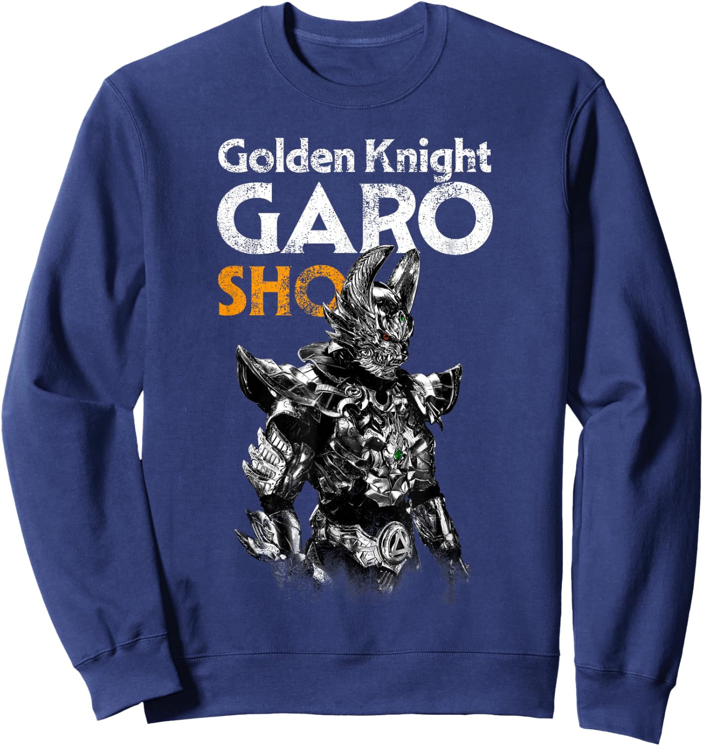 【GARO】Golden Knight Garo Sho Sweatshirt - Sweatshirt | Navy