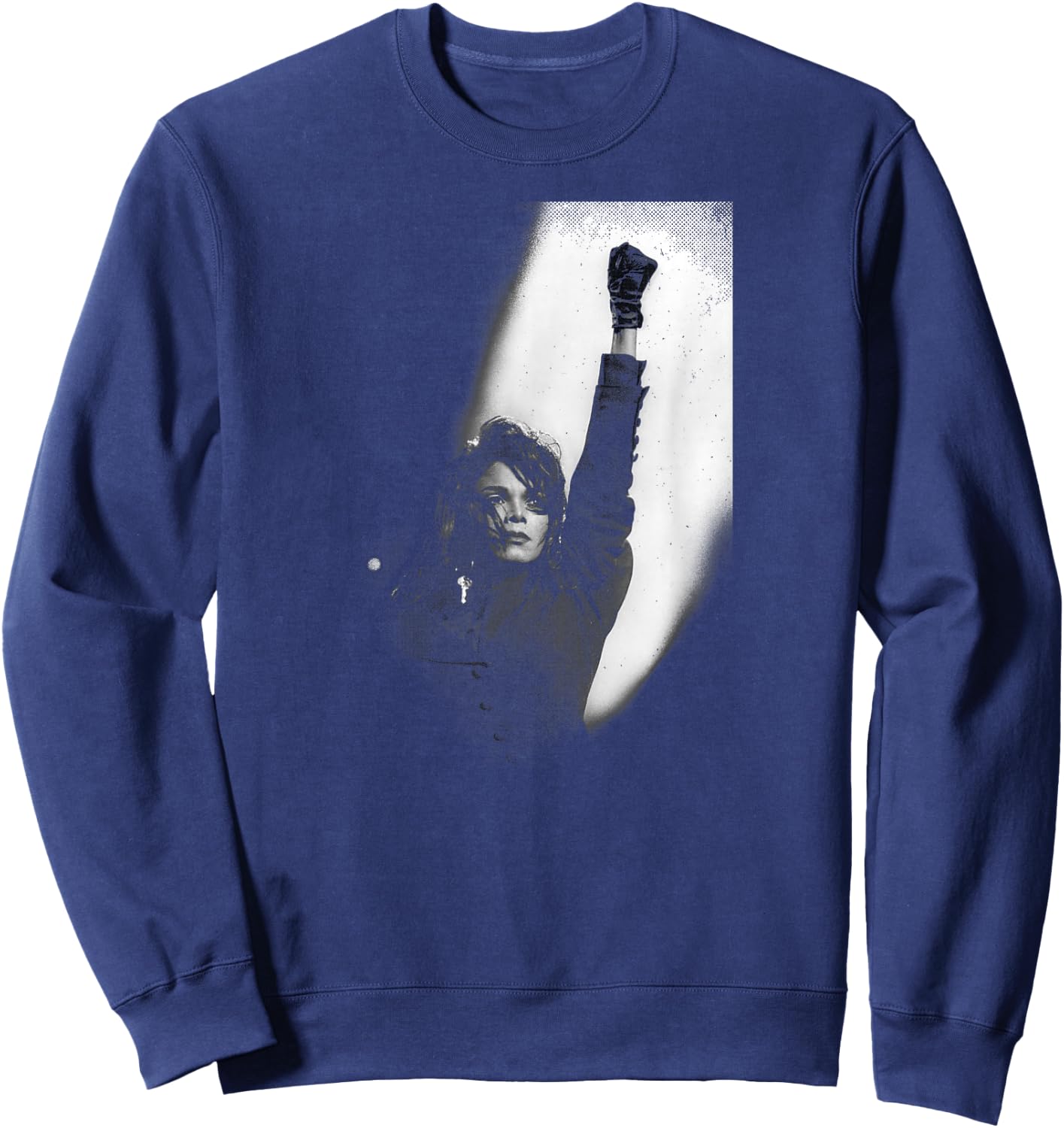 Janet Jackson Performing Live by Stephen Wright Sweatshirt - Sweatshirt | Navy