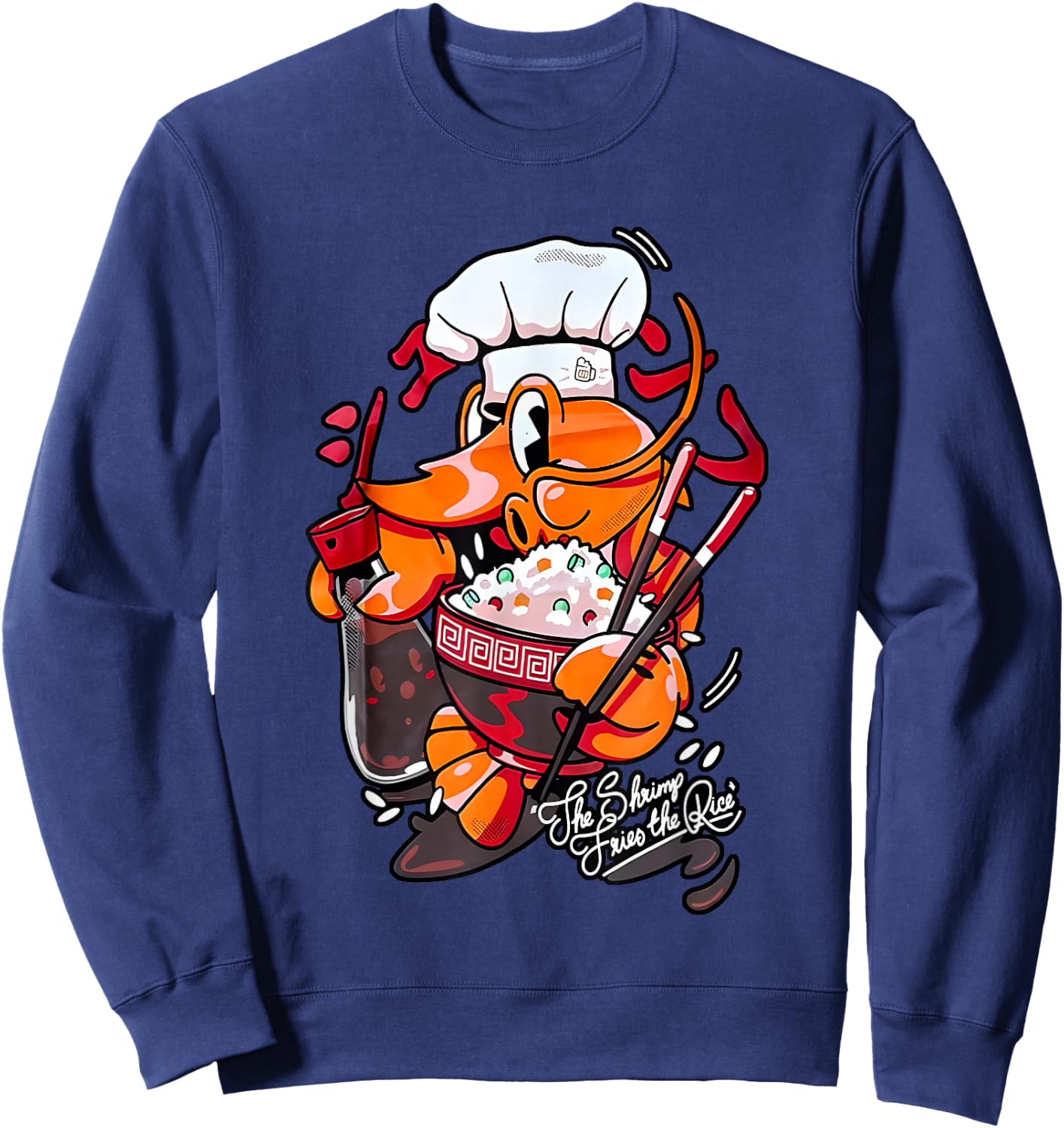 Cold Ones The Shrimp Fried Rice Sweatshirt - Sweatshirt | Navy