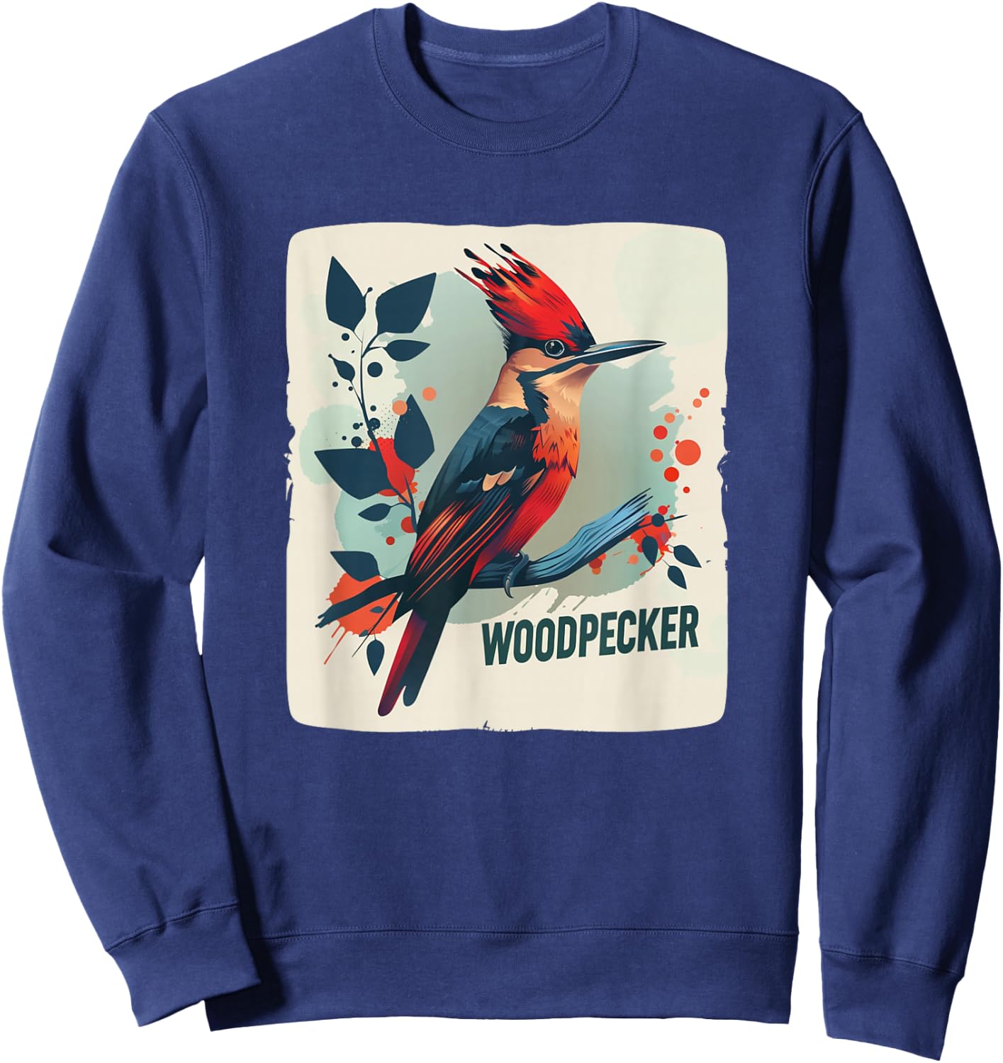 Beautiful Woodpecker Costume for Adults and Kids Sweatshirt - Sweatshirt | Navy