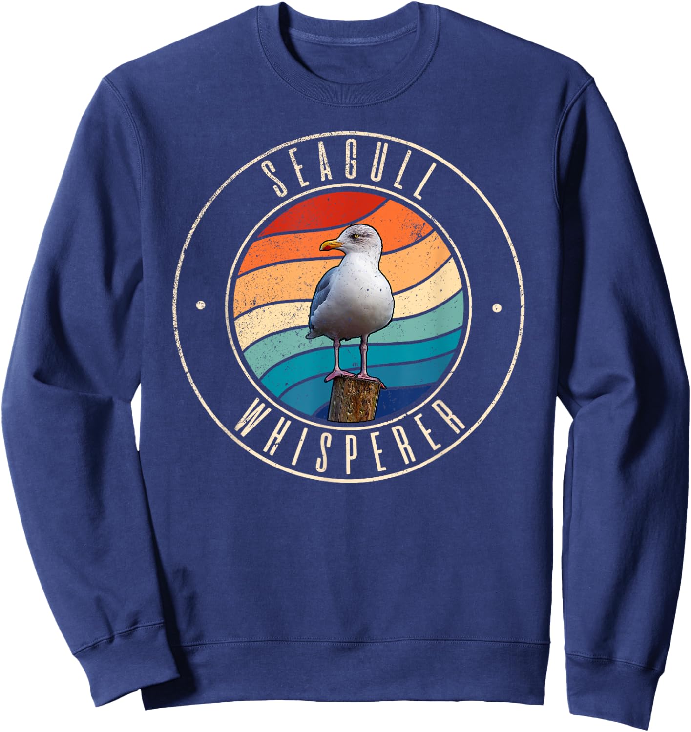 Seagull Whisperer Sweatshirt - Sweatshirt | Navy