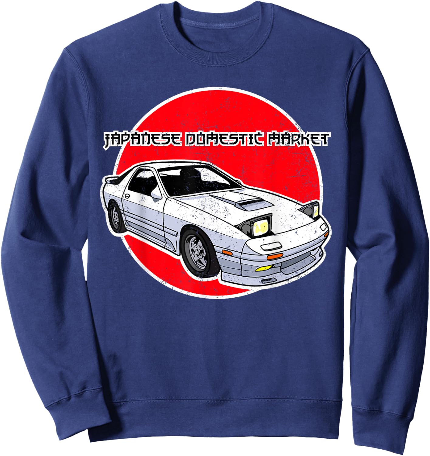 JDM Japan Motorsport Tuning Car Legend 90s Sweatshirt - Sweatshirt | Navy
