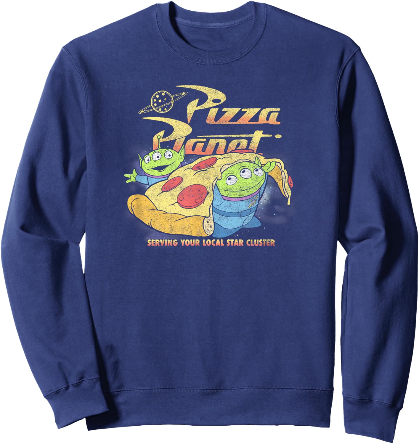 Disney Pixar Toy Story Aliens & Pizza Planet Sweatshirt - Sweatshirt | Navy