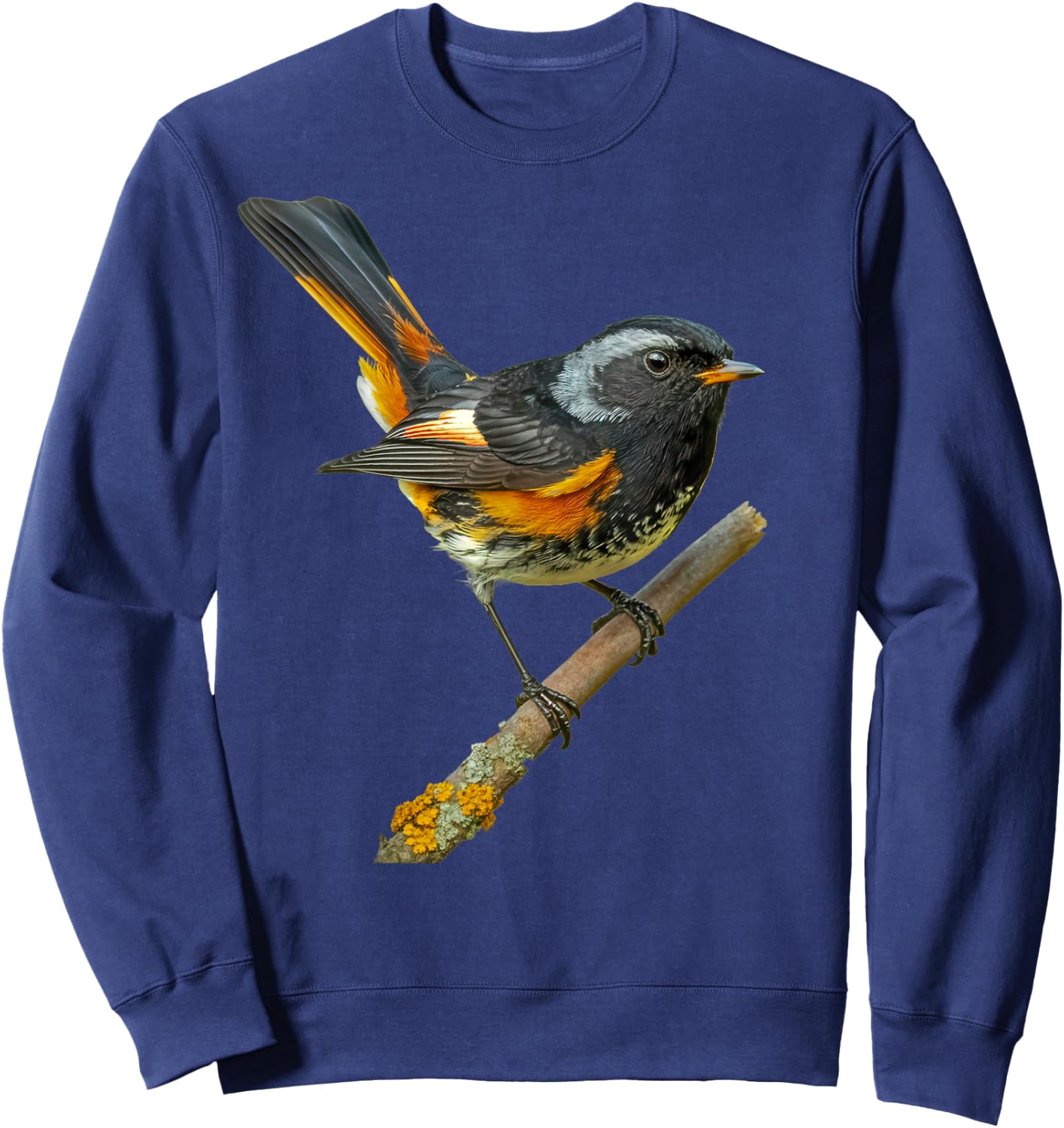 American Redstart Bird Sweatshirt - Sweatshirt | Navy