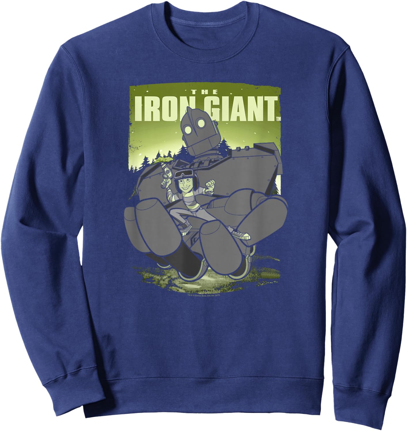 The Iron Giant Helping Hand Sweatshirt - Sweatshirt | Navy