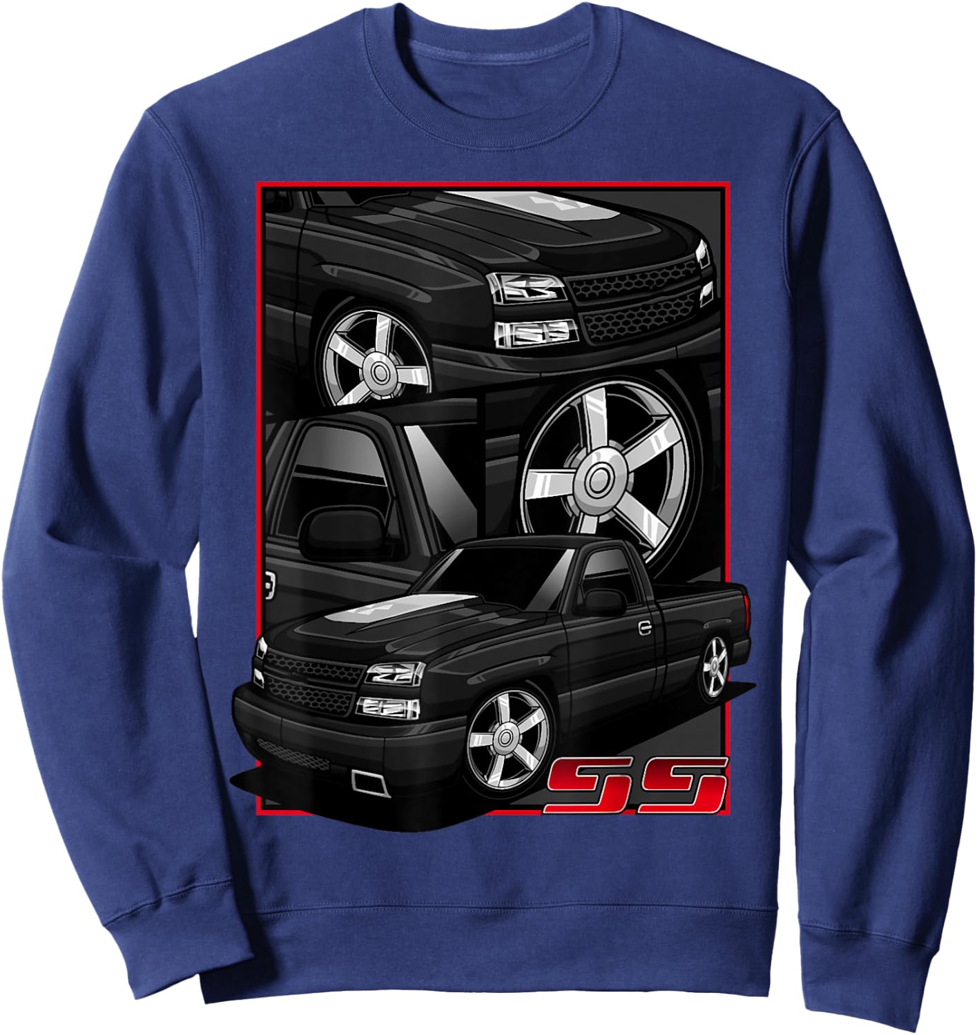 GMT800 1500 Truck 90S K1500 C1500 GMT400 Sweatshirt - Sweatshirt | Navy