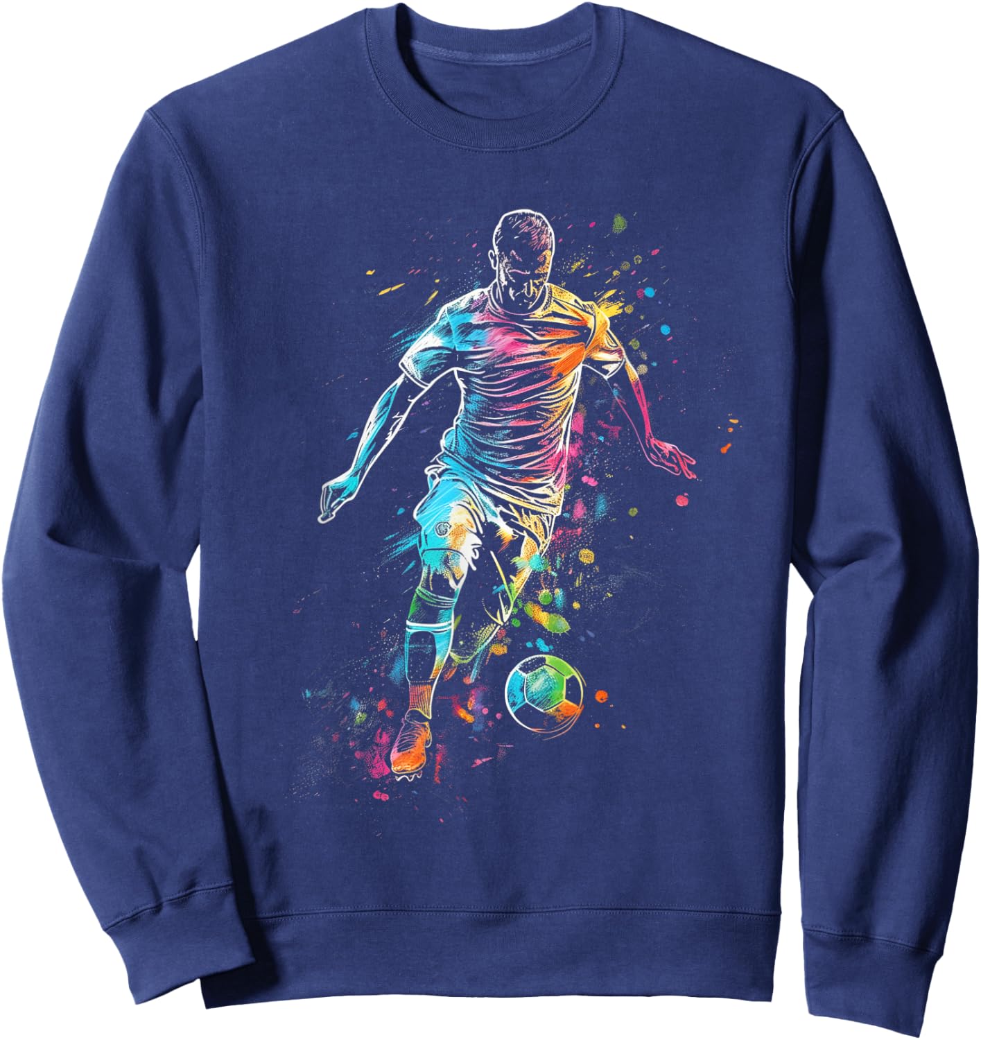 Soccer Player Sweatshirt - Sweatshirt | Navy