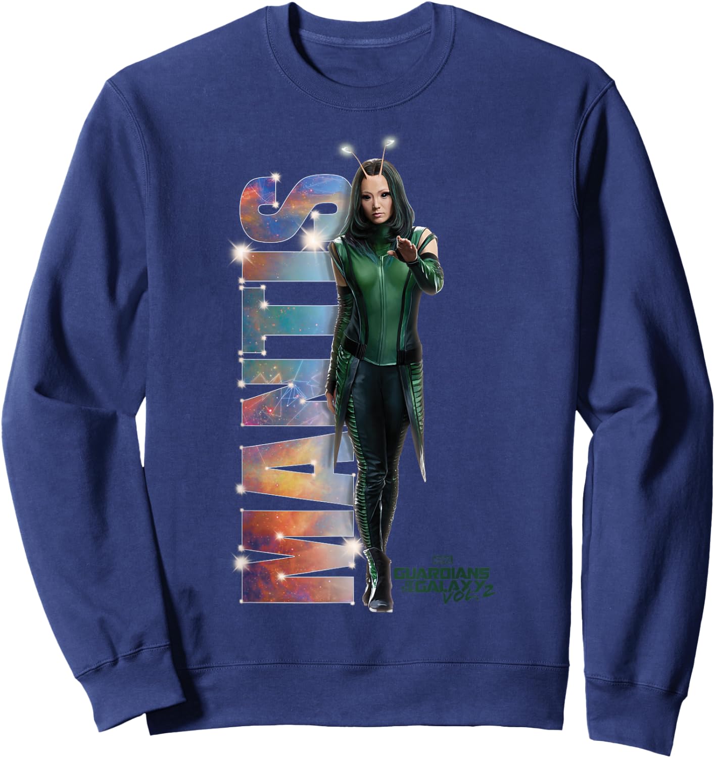 Marvel Guardians of The Galaxy Vol 2 Mantis Cosmic Portrait Sweatshirt - Sweatshirt | Navy