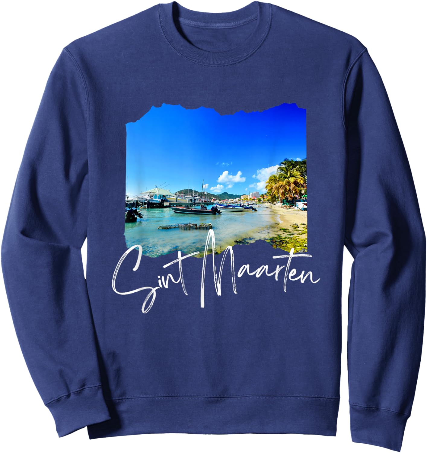 Saint Martin/Sint Maarten Sweatshirt - Sweatshirt | Navy