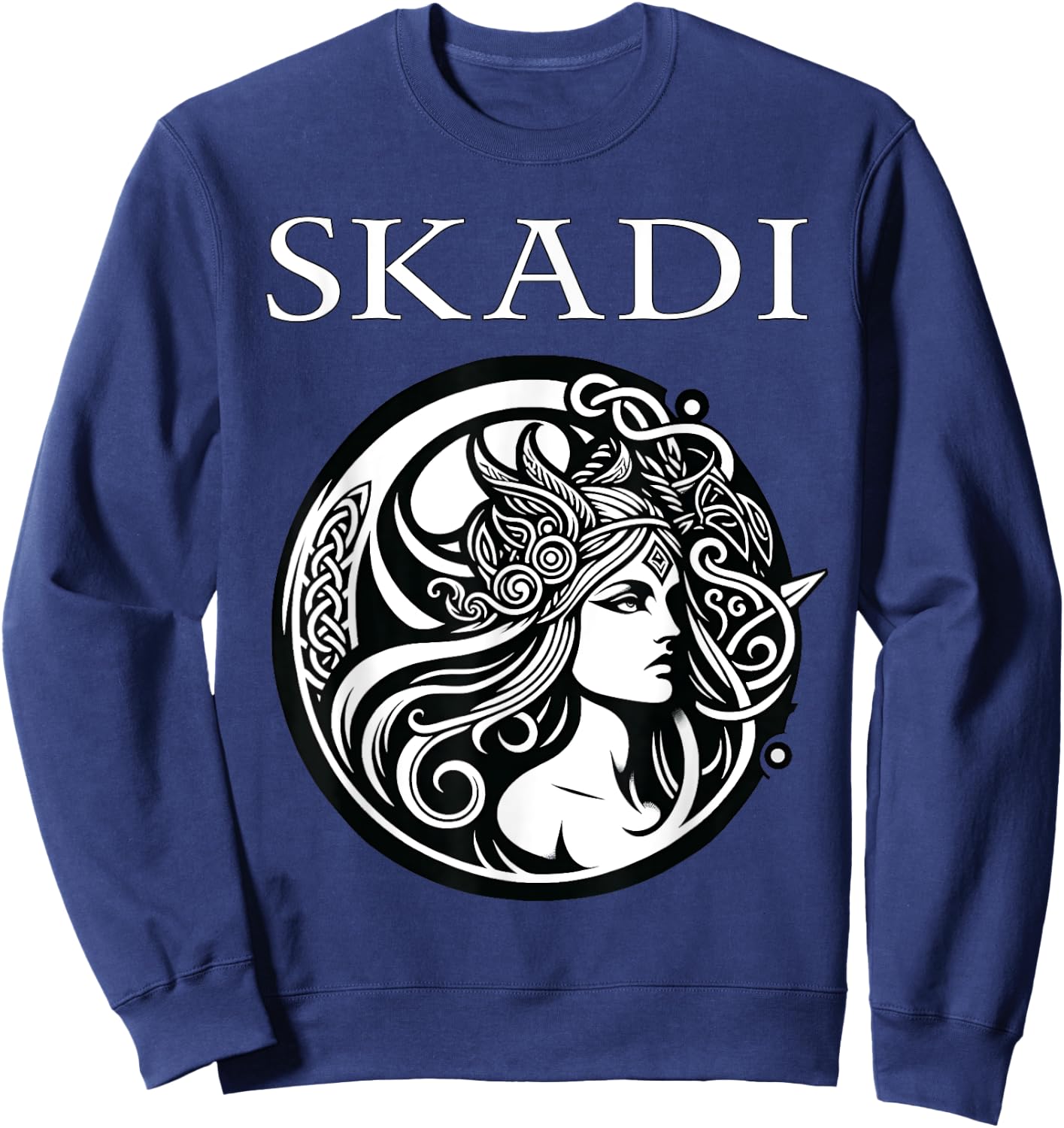 Skadi Norse Goddess Sweatshirt - Sweatshirt | Navy