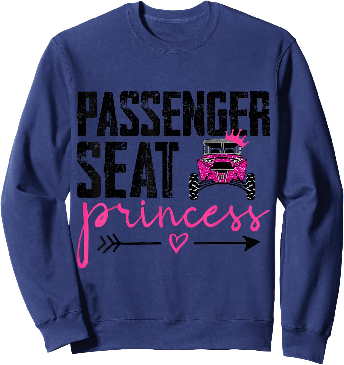 SXS UTV Passenger SeaT Princess Sweatshirt - Sweatshirt | Navy