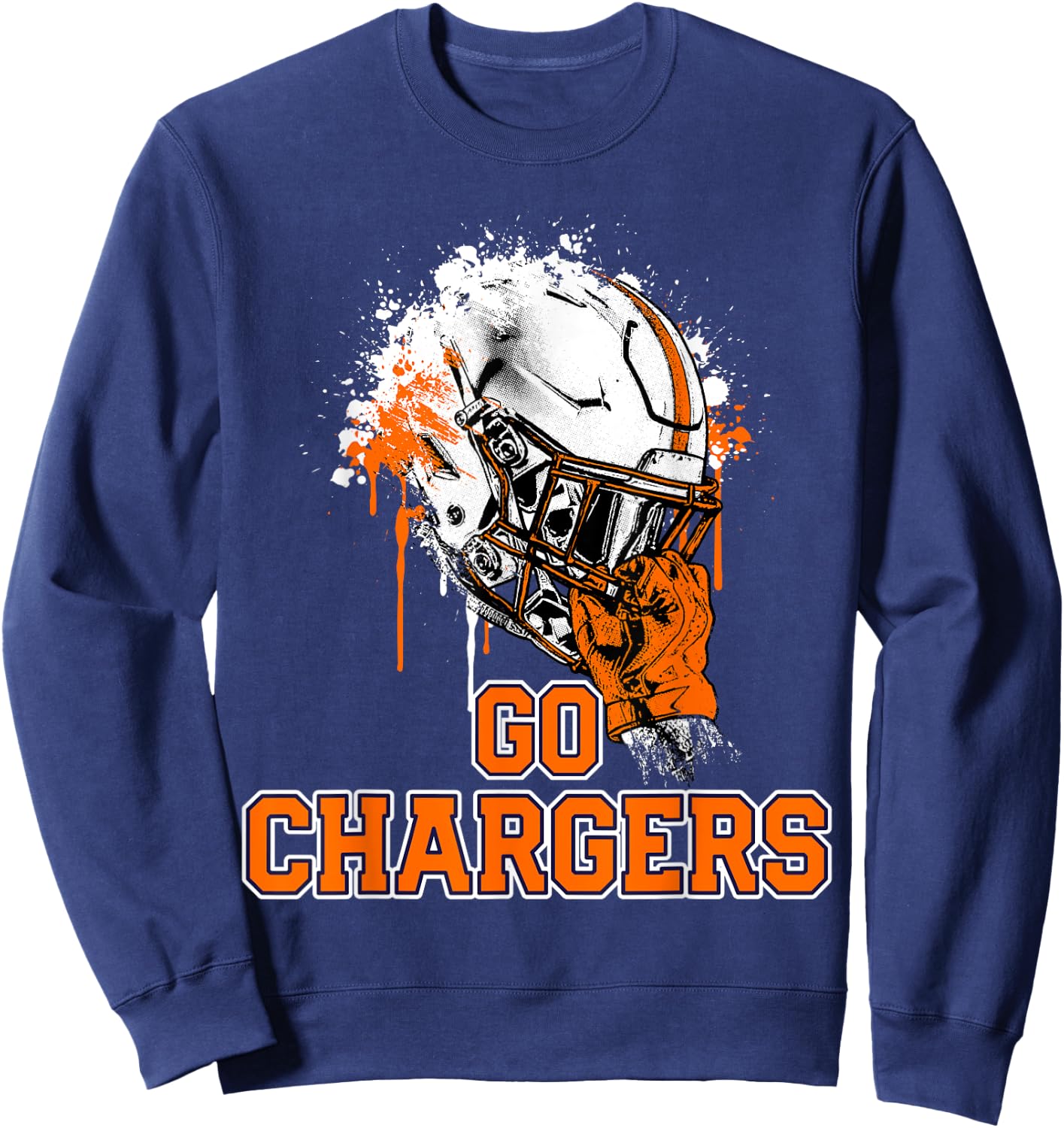 Cholla Chargers Rising Helmet GO! Sweatshirt - Sweatshirt | Navy
