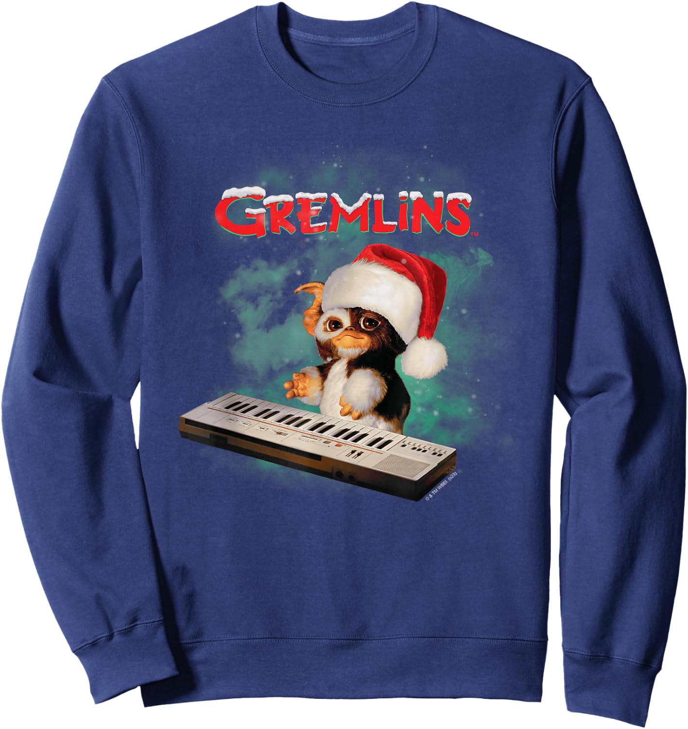 Gremlins - Gizmo Holiday Keyboard Sweatshirt - Sweatshirt | Navy