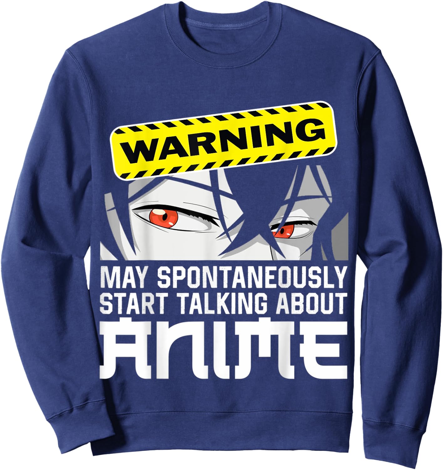 Anime Merch Clothes Teen Girls Women Japanese Stuff Sweatshirt - Sweatshirt | Navy