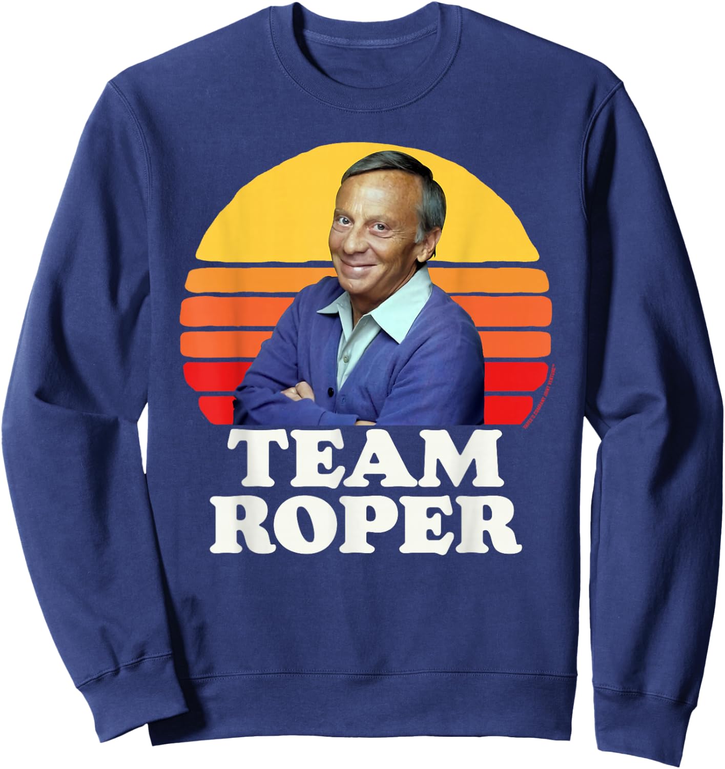 I Love Mrs Roper Helen Roper Three's Company Retro Sweatshirt - Sweatshirt | Navy