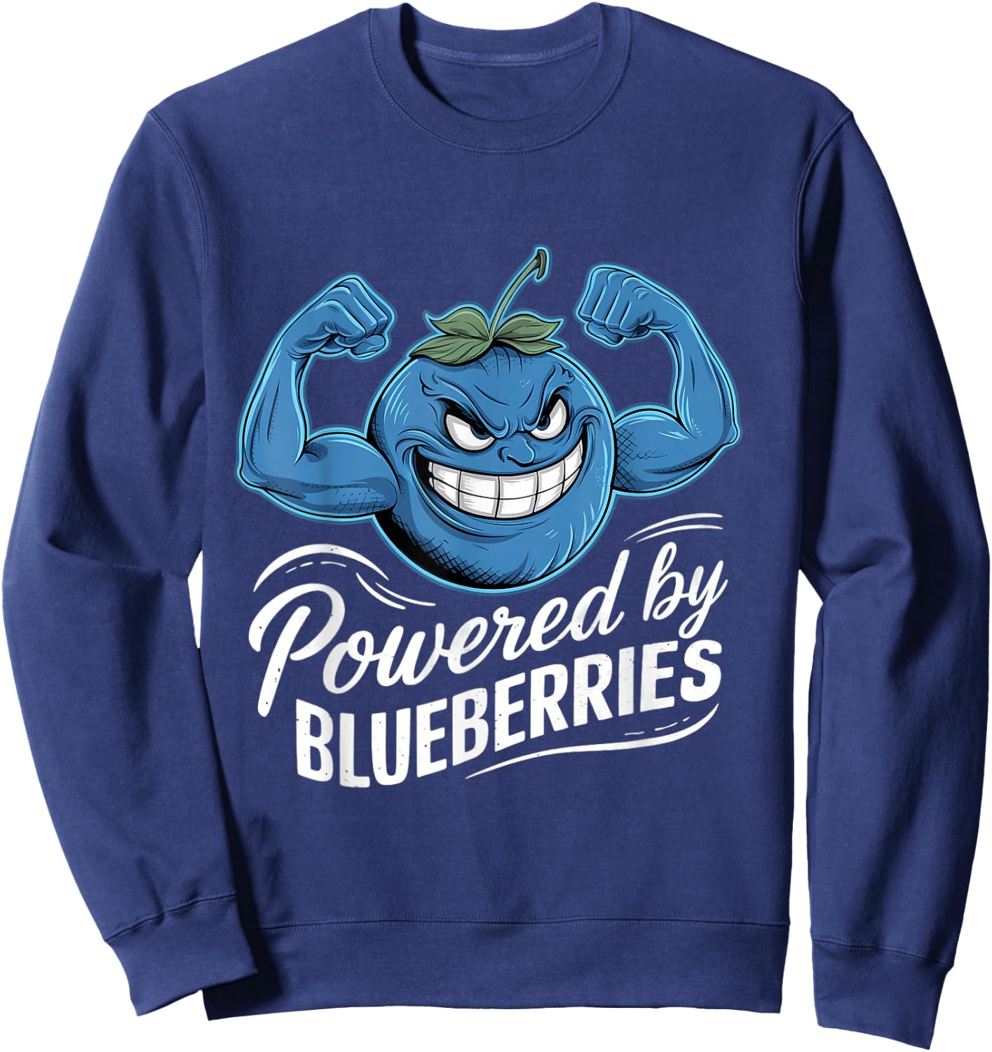 Funny Blueberry Lover Gifts Blueberries Toddlers Sweatshirt - Sweatshirt | Navy