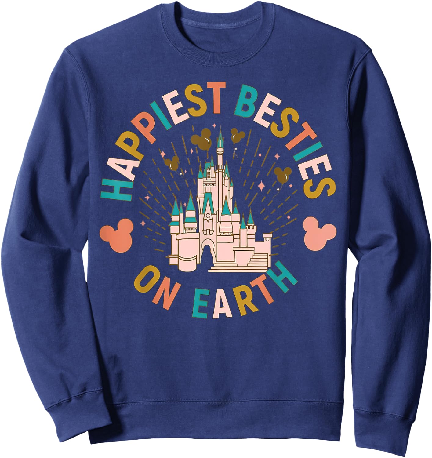 Happiest Besties On Earth Sweatshirt - Sweatshirt | Navy