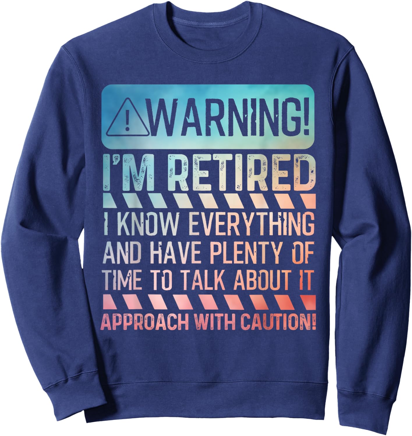 Retirement Design Women Retiree Retired Retirement Sweatshirt - Sweatshirt | Navy