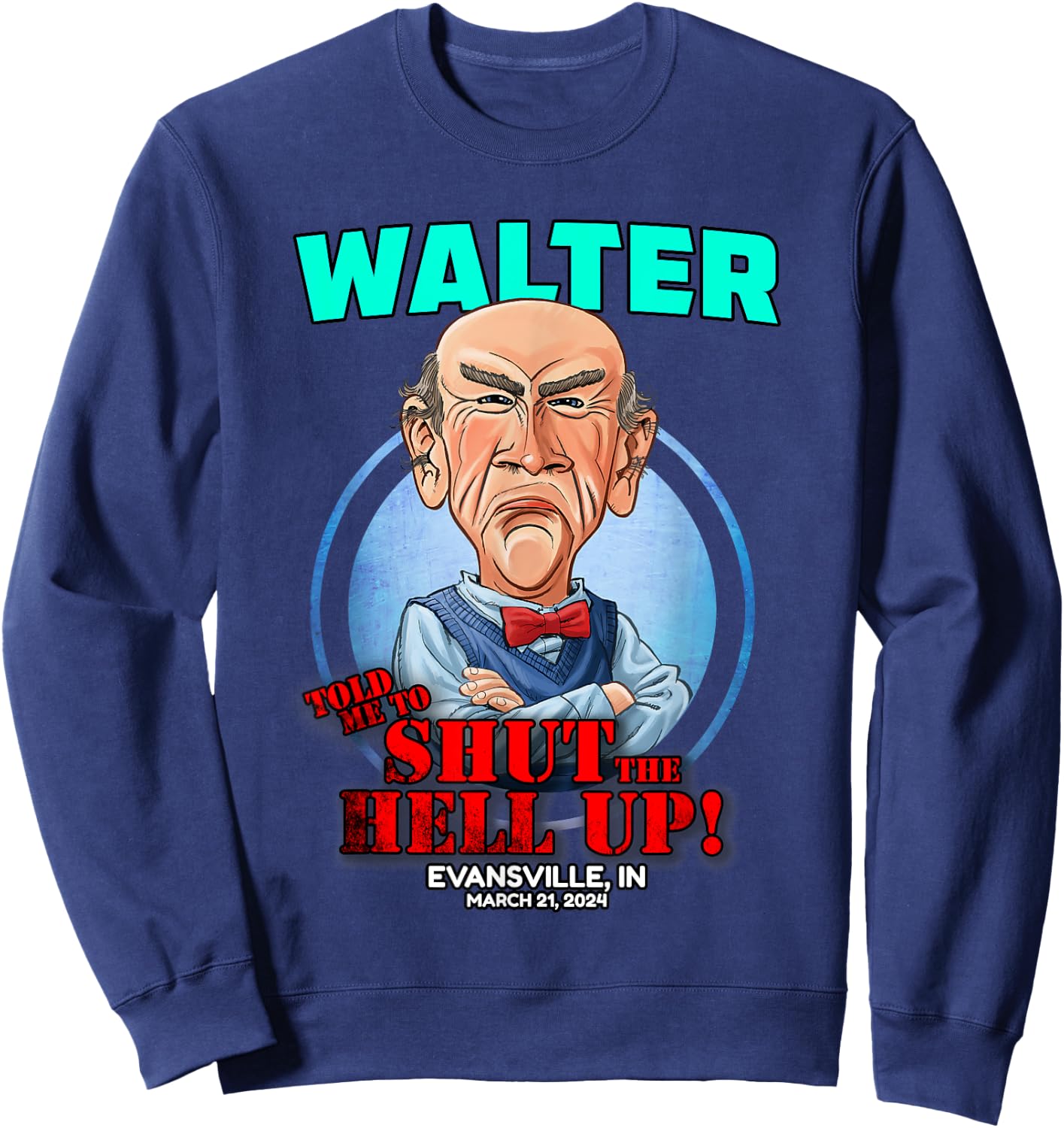 Walter Evansville, IN (2024) Sweatshirt - Sweatshirt | Navy