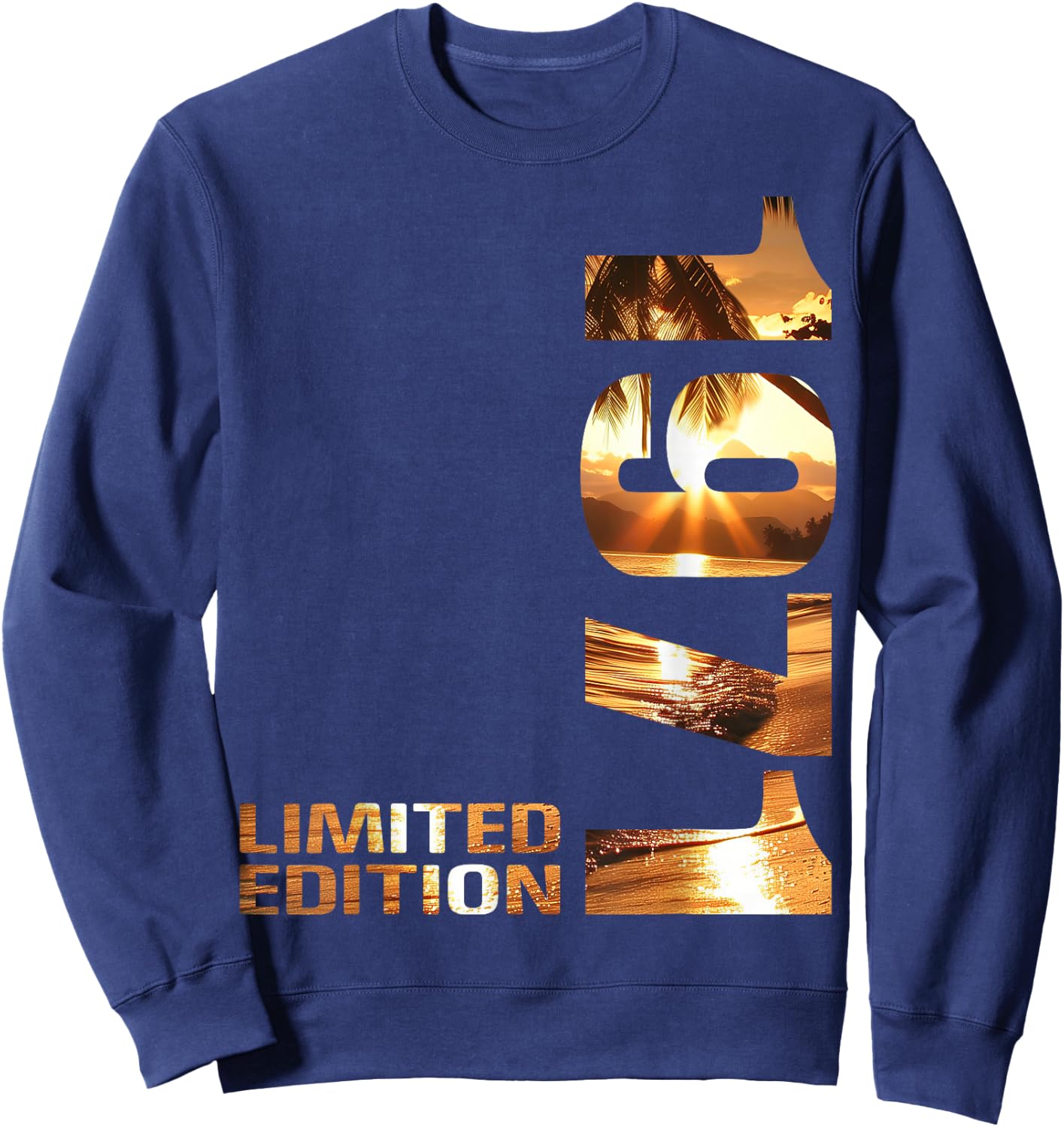 55th Birthday 1971 Limited Edition 55 Man Woman Sweatshirt - Sweatshirt | Navy