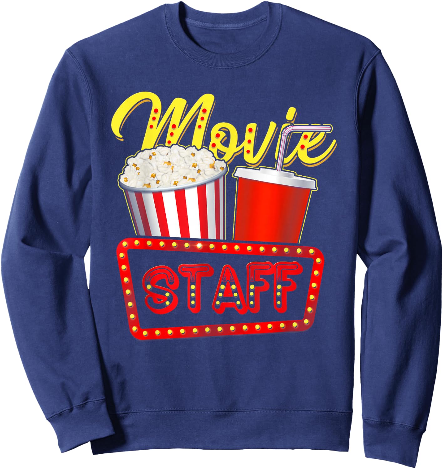 Movie Staff Party Night Behind The Scenes Awesomeness Sweatshirt - Sweatshirt | Navy