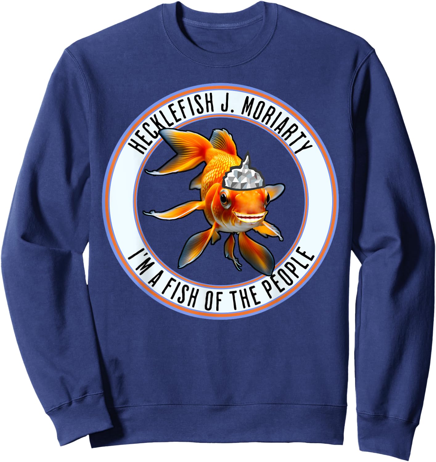 I'm A Fish Of The People Sweatshirt - Sweatshirt | Navy
