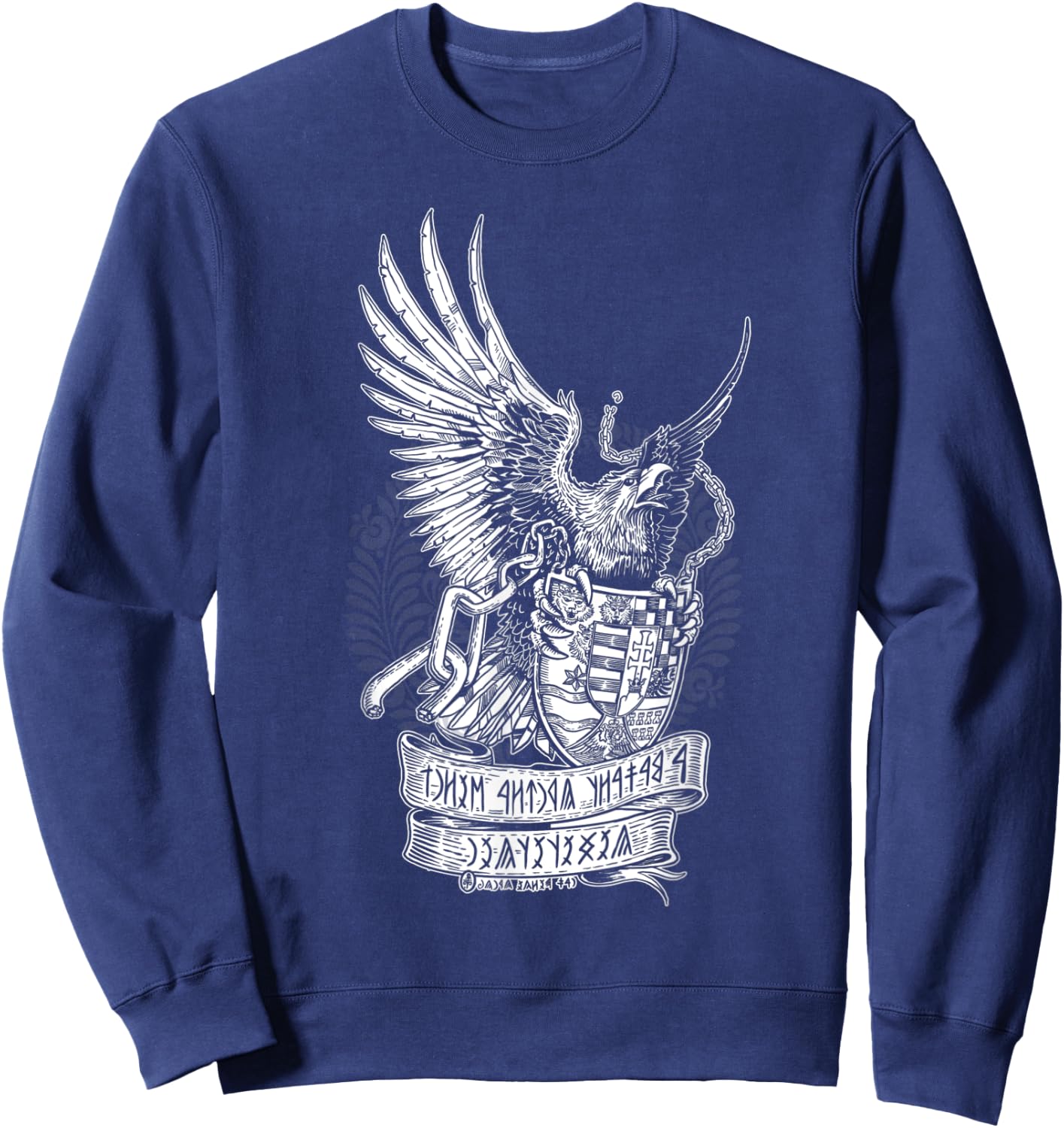Hungarian Turul Bird Sweatshirt - Sweatshirt | Navy
