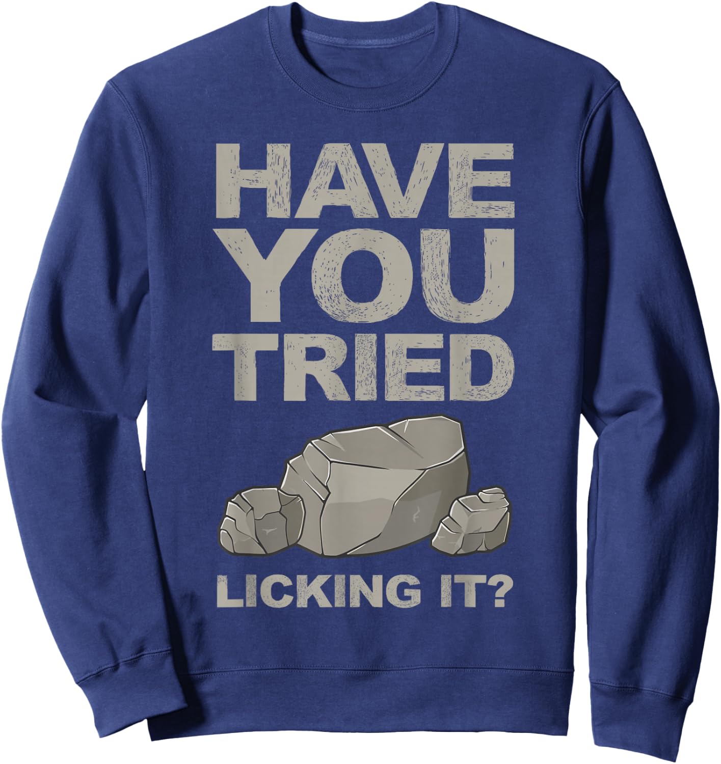 Funny Geology Women Rockhound Rock Collector Sweatshirt - Sweatshirt | Navy