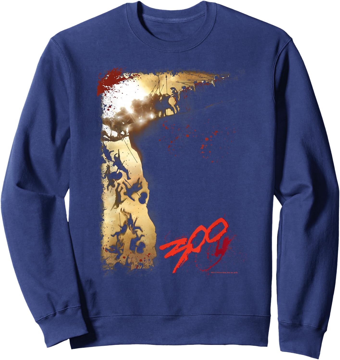300 Movie The Cliff Sweatshirt - Sweatshirt | Navy