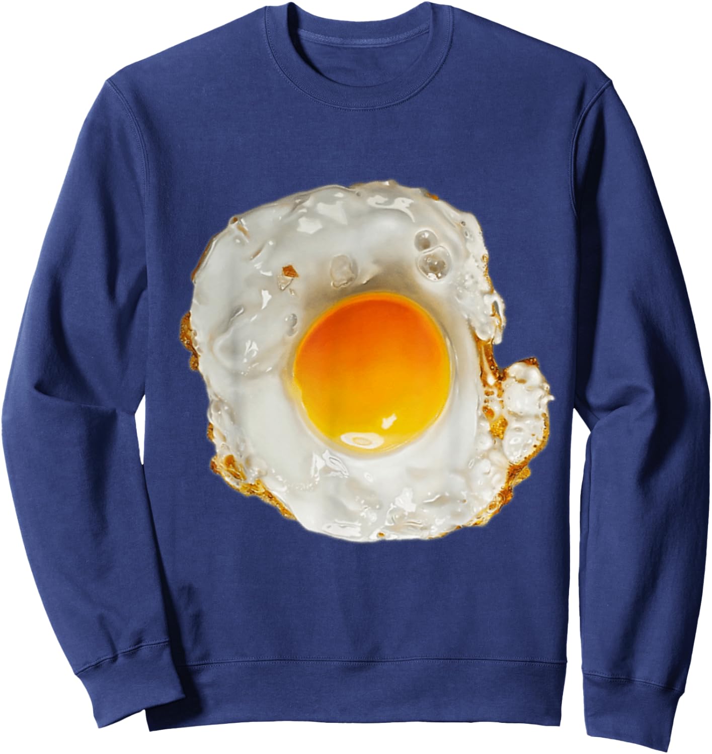 Egg Costume for Halloween Deviled Egg Omelet Poached Boiled Sweatshirt - Sweatshirt | Navy