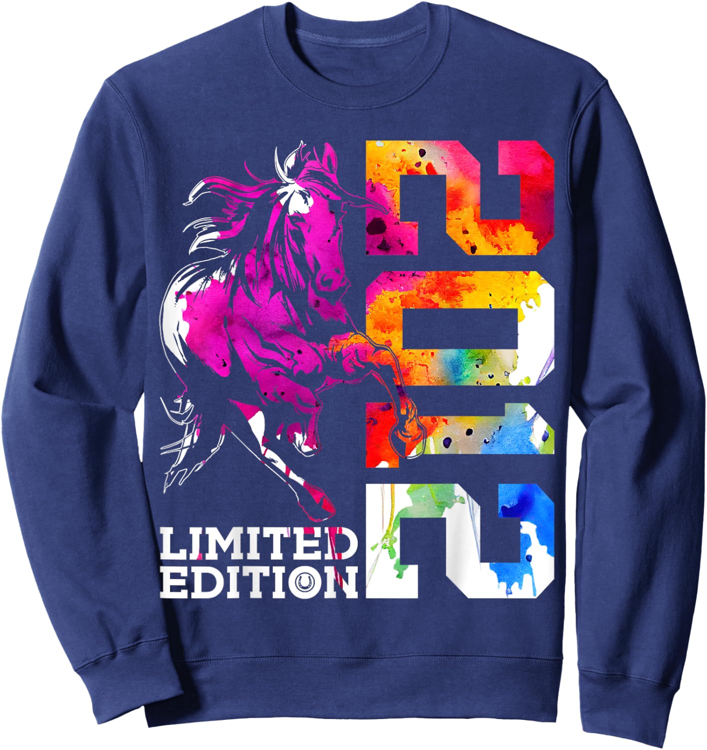 Limited Edition 2012 Riding Horse 13th Birthday Sweatshirt - Sweatshirt | Navy