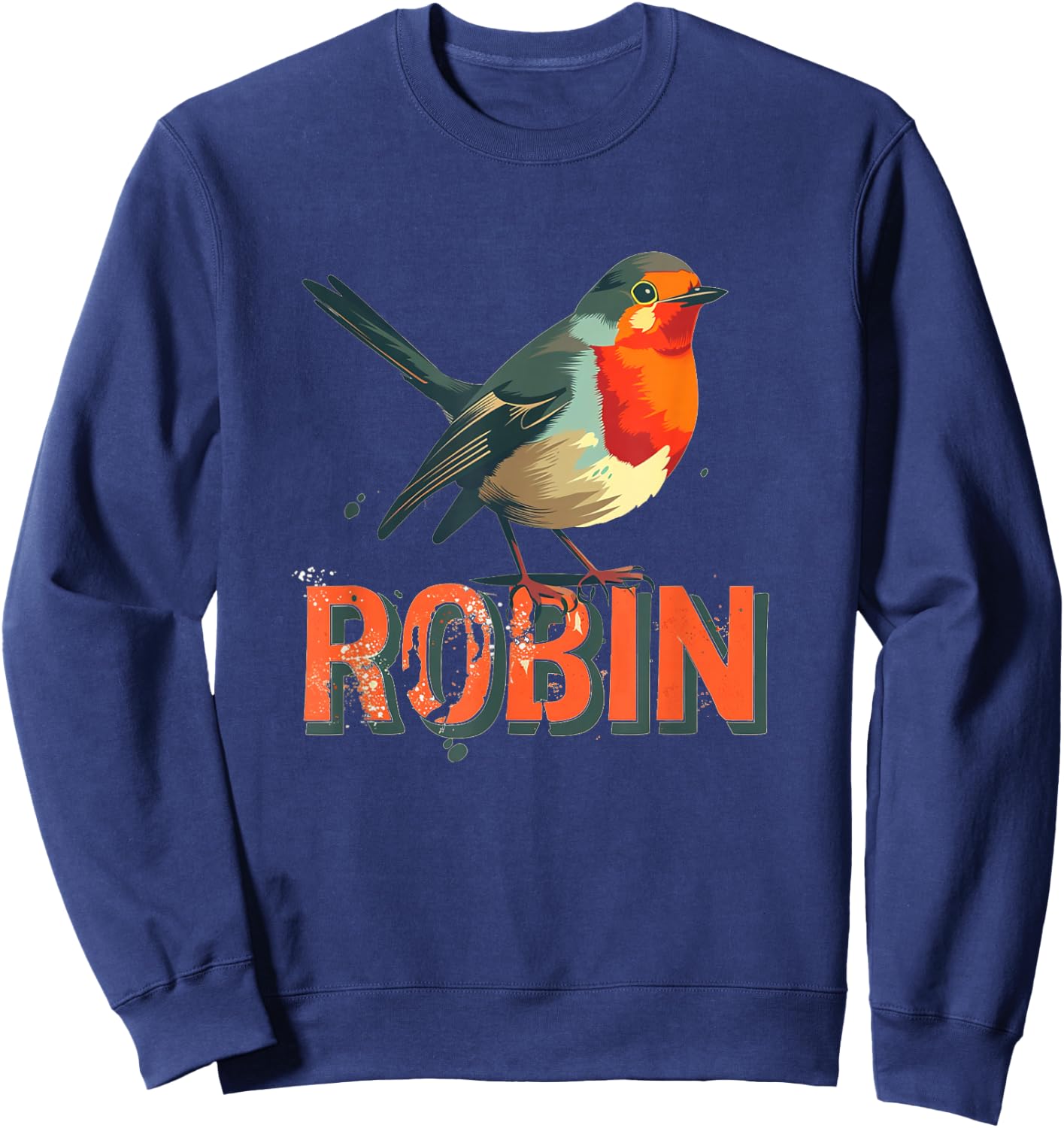 Awesome Robin Bird Costume for Adults and Kids Sweatshirt - Sweatshirt | Navy