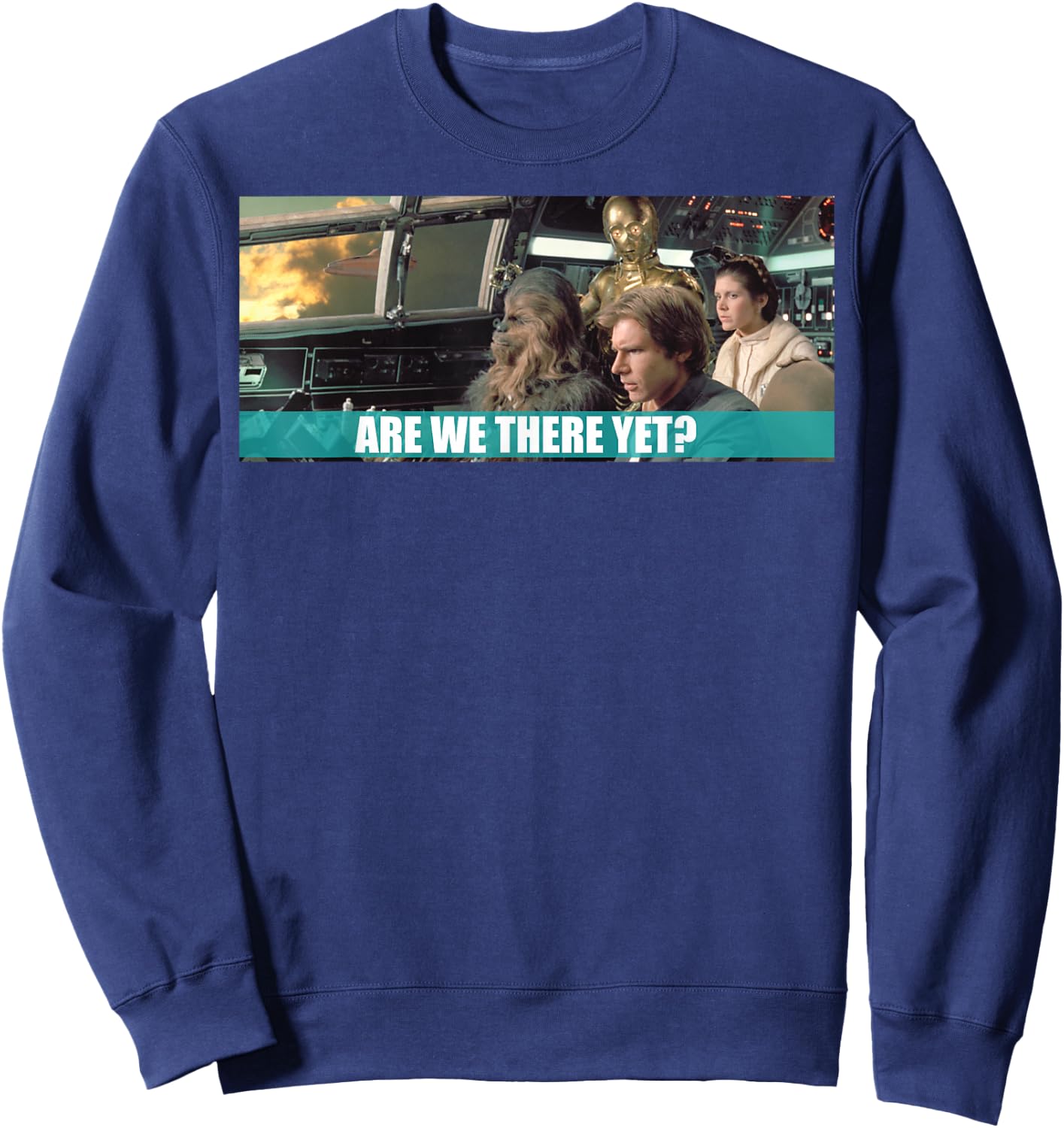 Star Wars Are We There Yet Sweatshirt - Sweatshirt | Navy