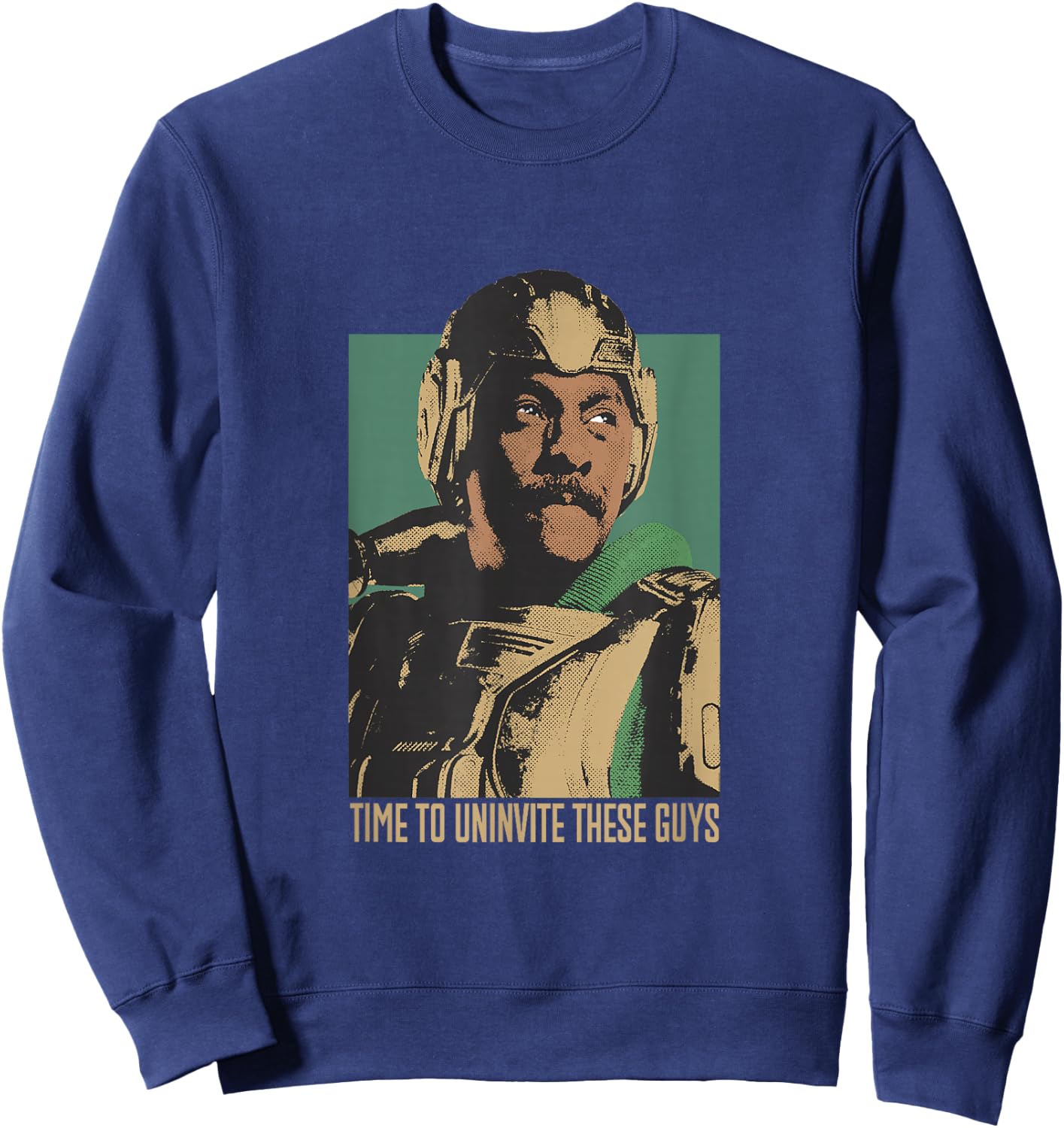 Masters of the Universe Retro Man-At-Arms Sweatshirt - Sweatshirt | Navy