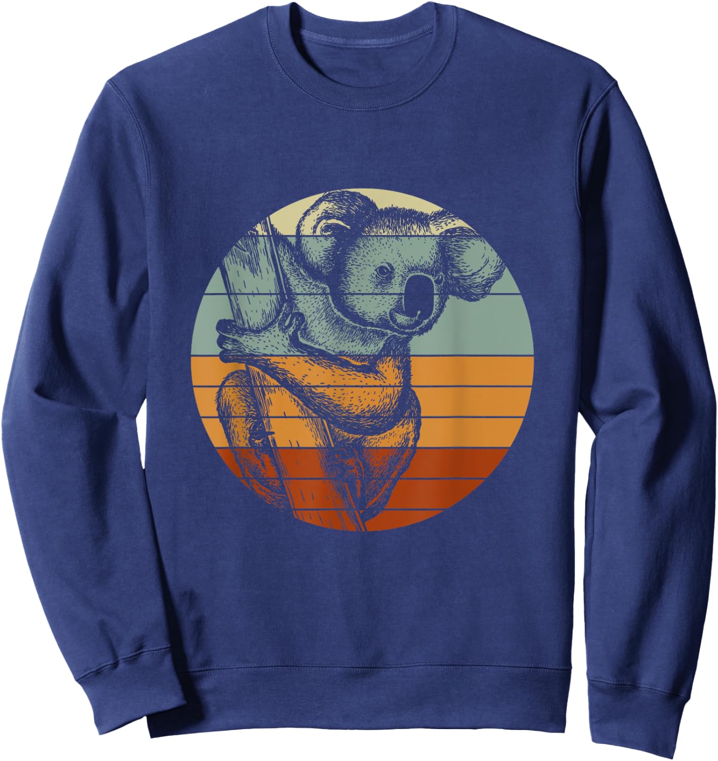 Zoo Keeper Australia Animal Gift Retro Koala Sweatshirt - Sweatshirt | Navy