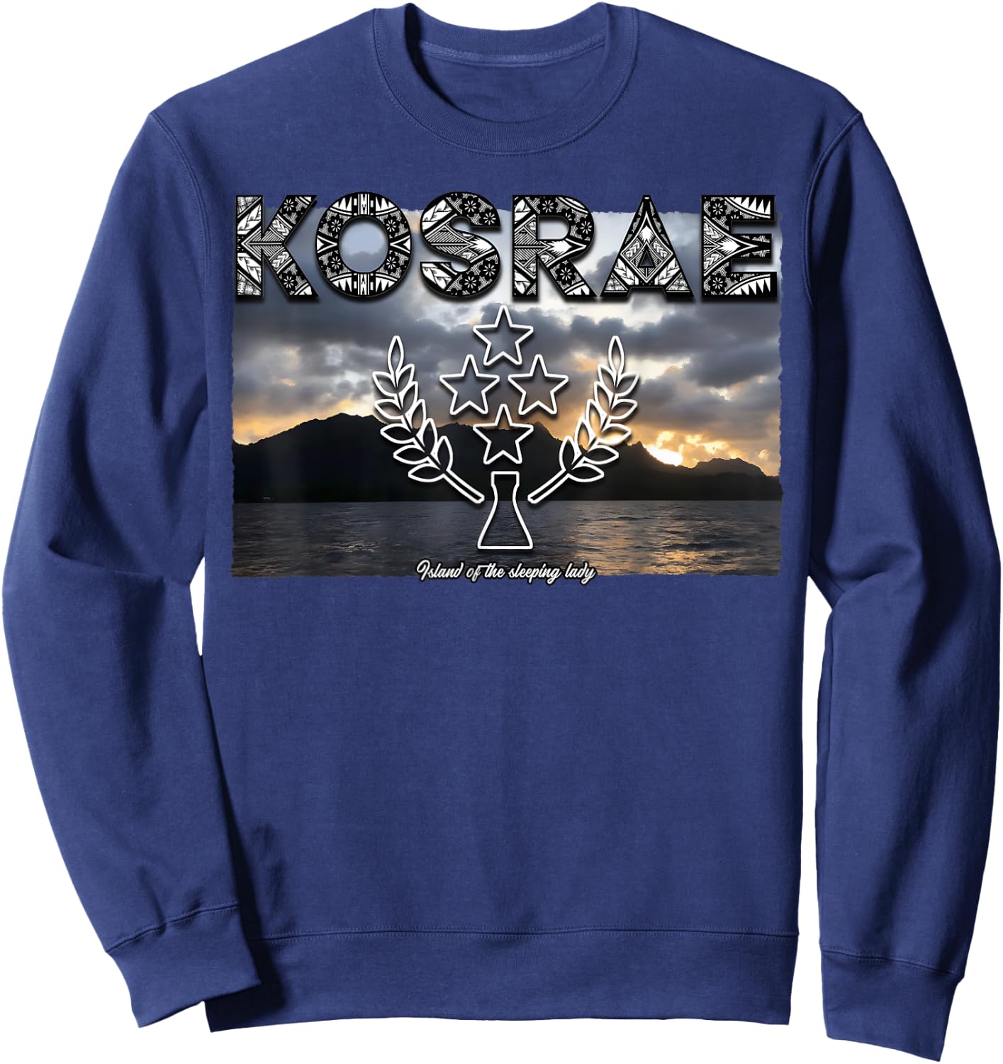 Kosrae Micronesia Sweatshirt - Sweatshirt | Navy