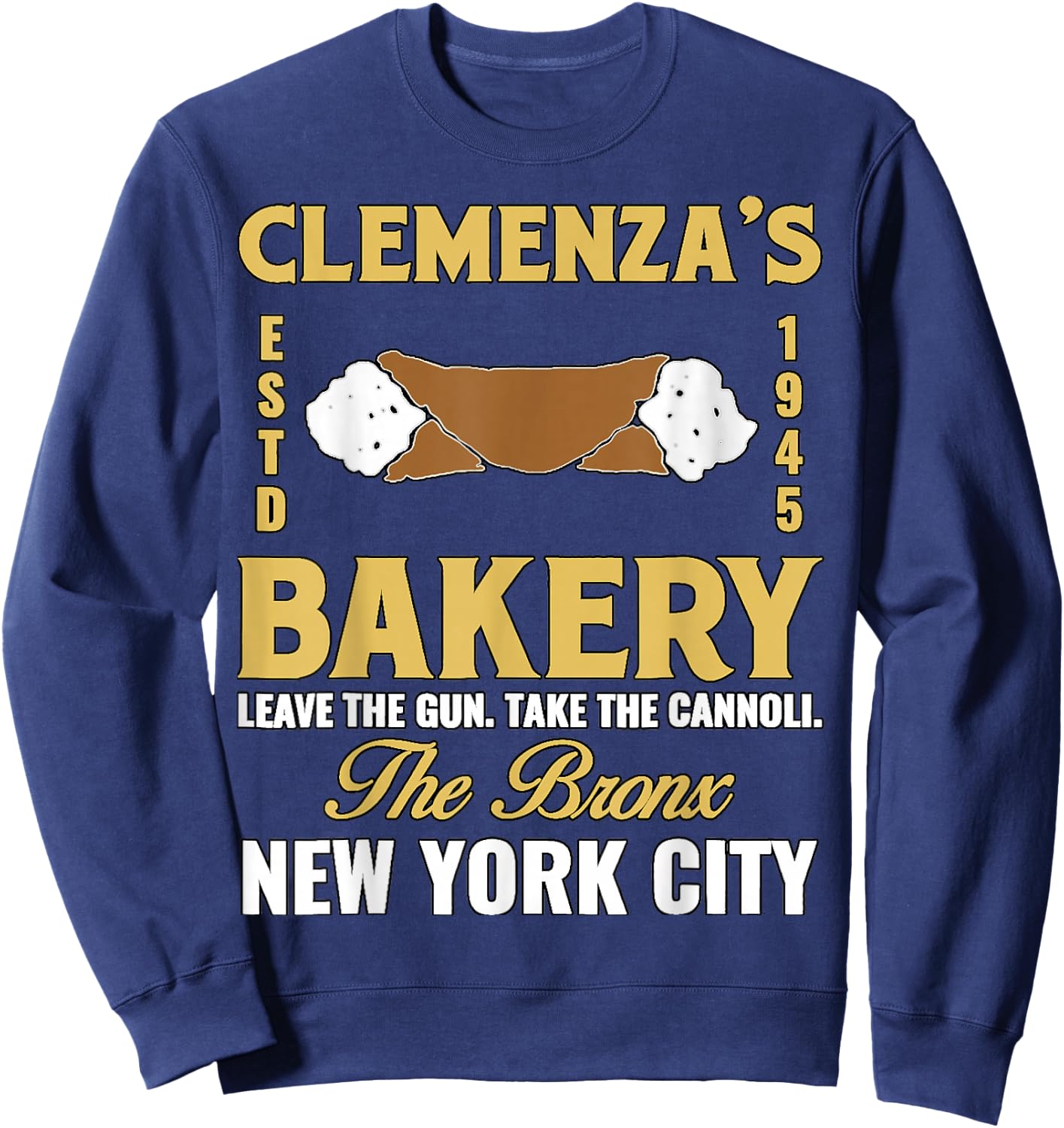 Clemenza Bakery Food Funny Cool Sweatshirt - Sweatshirt | Navy