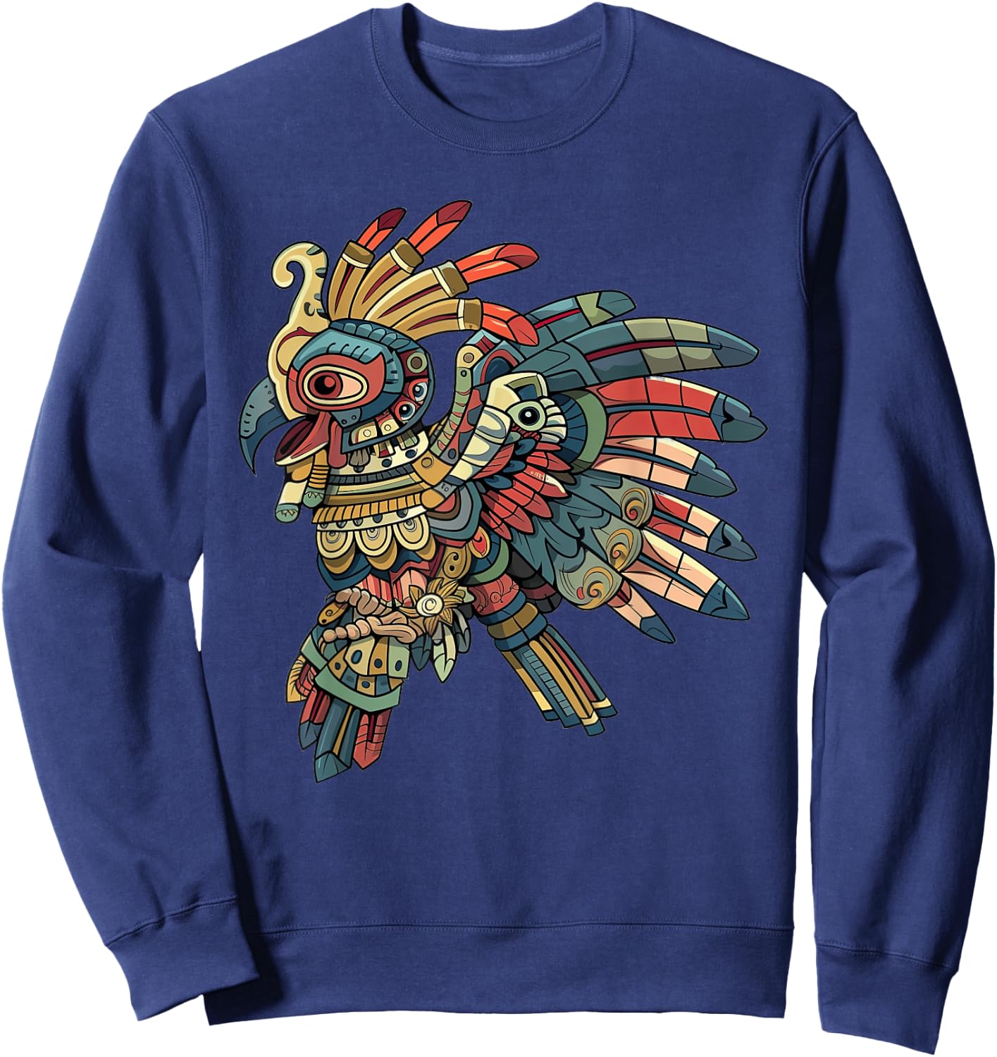 Huitzilopochtli Vintage Sweatshirt - Sweatshirt | Navy