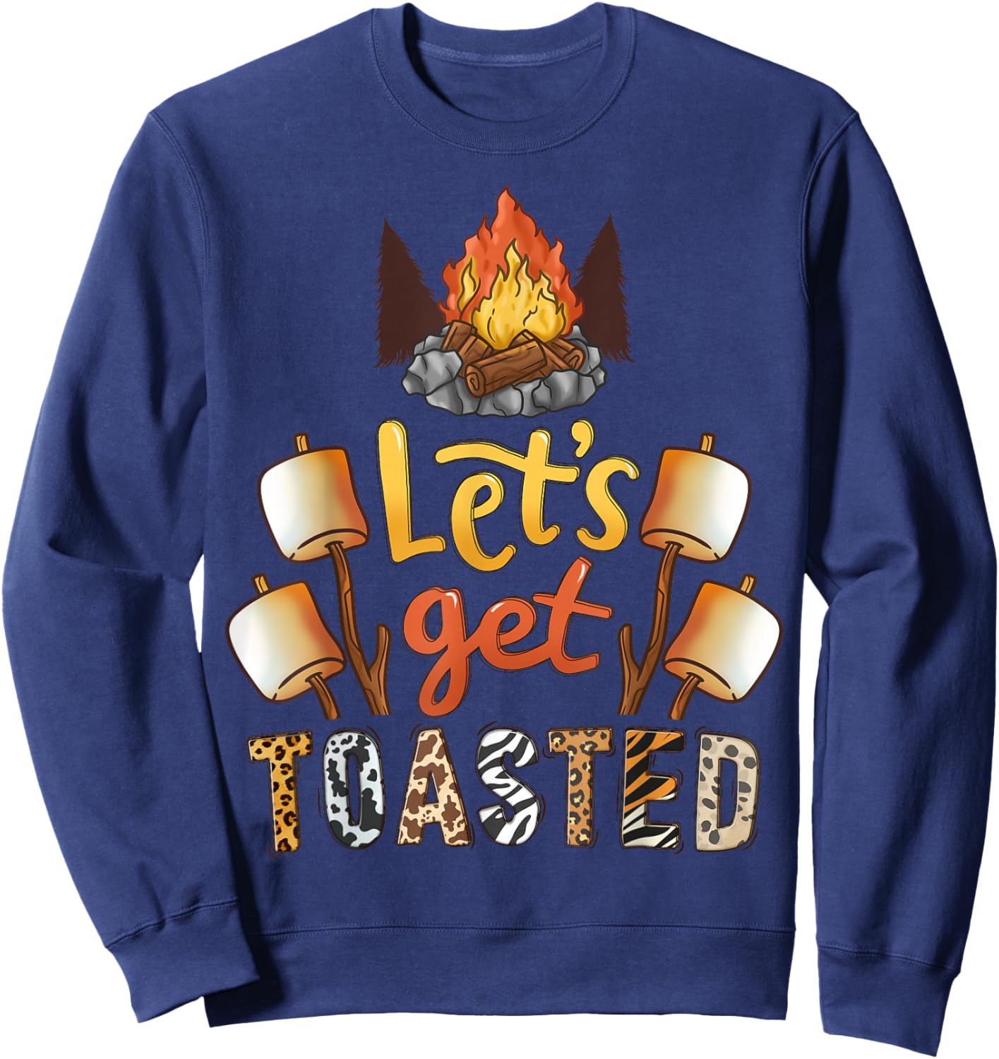 Camping Campfire Camp Co. Camping Campfire Sweatshirt - Sweatshirt | Navy