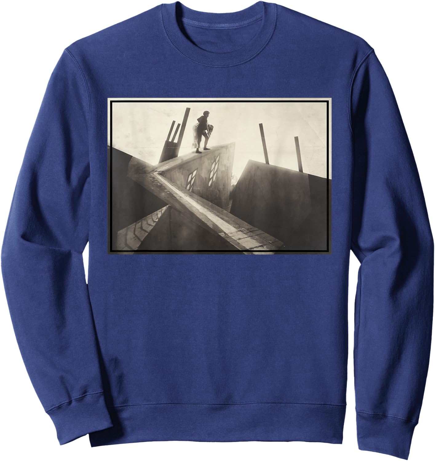 The Cabinet of Dr Caligari - Cesare Carrying Jane Away Sweatshirt - Sweatshirt | Navy