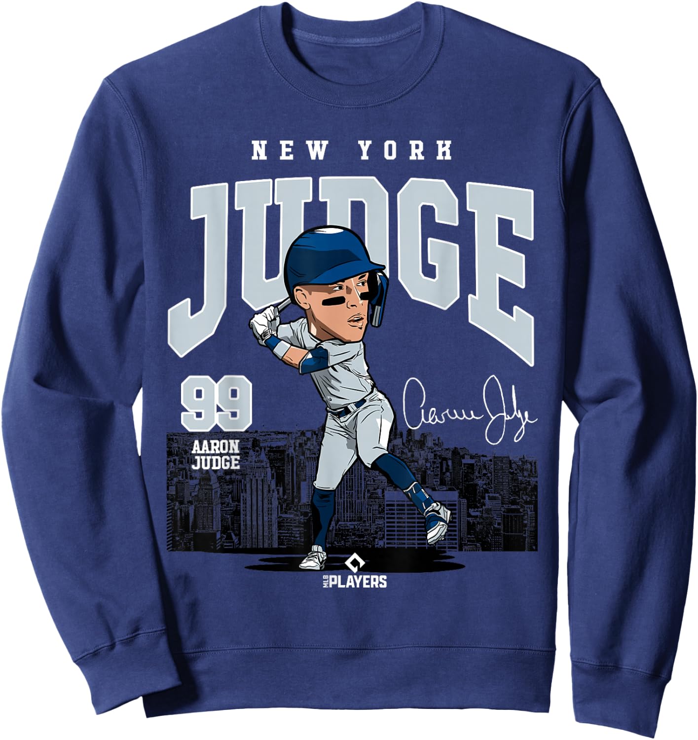 Aaron Judge | New York Baseball MLB Players | MLBJUD3005 Sweatshirt - Sweatshirt | Navy