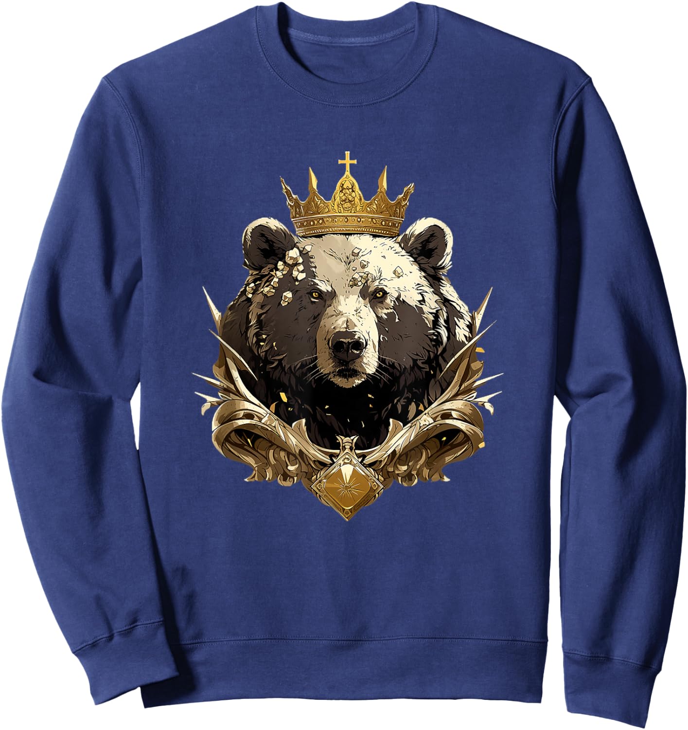 Bear King Sweatshirt - Sweatshirt | Navy