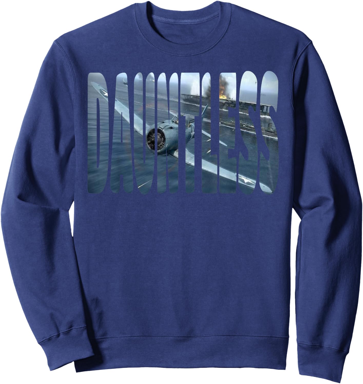 Military F&L Design Co. WW2 Warbirds SBD Dauntless Plane Aircraft Aviation Hobbyist , Small, Black Sweatshirt - Sweatshirt | Navy
