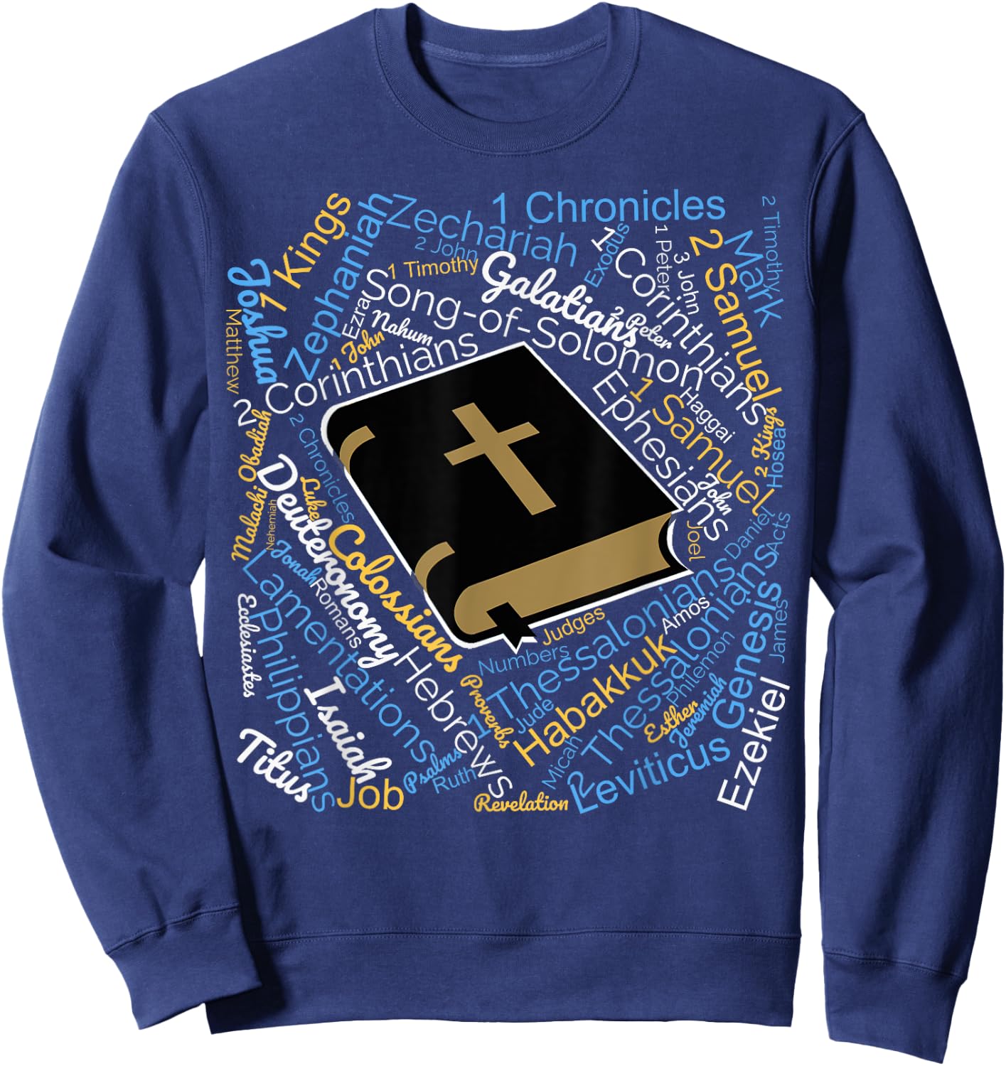 The 66 Books of the Bible Sweatshirt - Sweatshirt | Navy