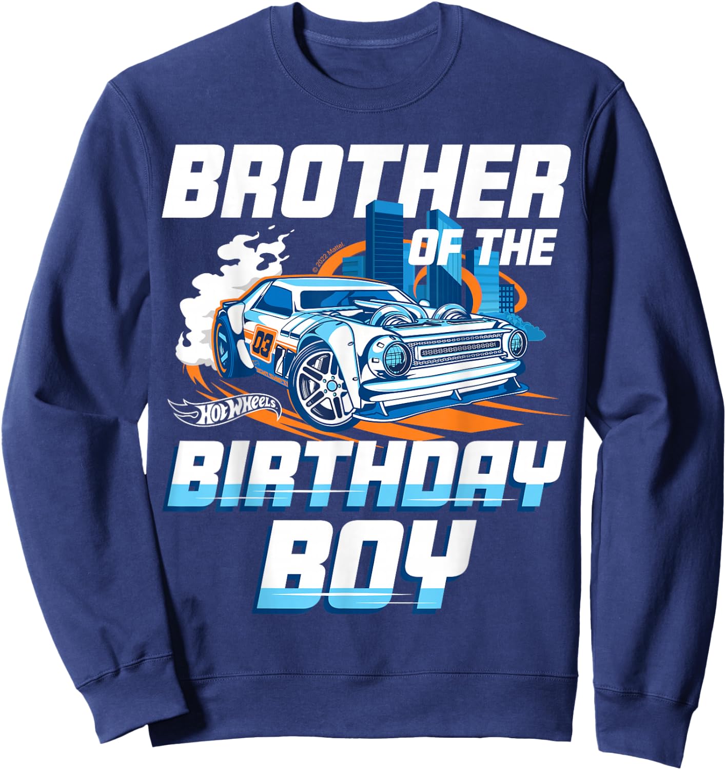 Hot Wheels Brother of the Birthday Boy Sweatshirt - Sweatshirt | Navy